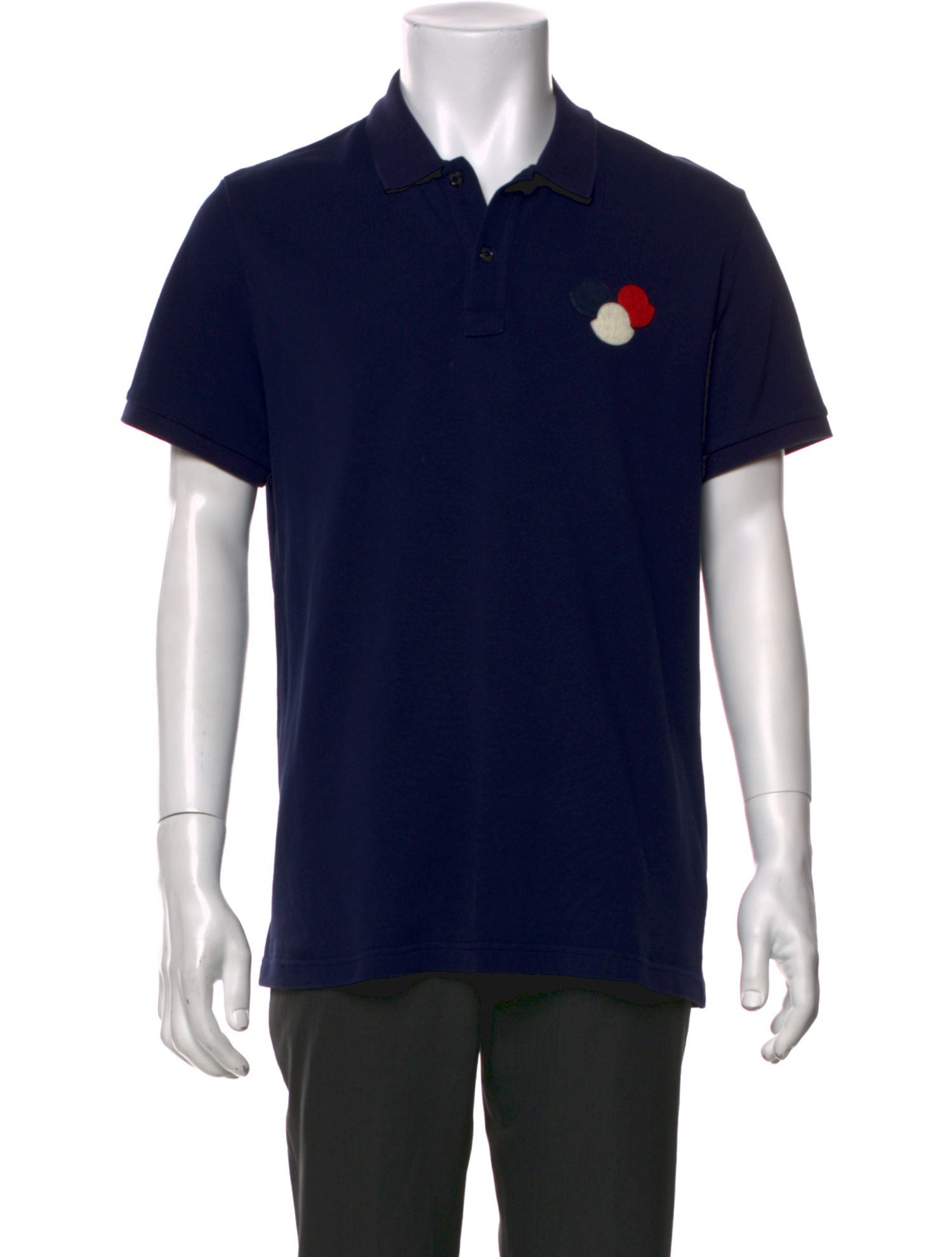 Moncler Collar Short Sleeve Polo Shirt
