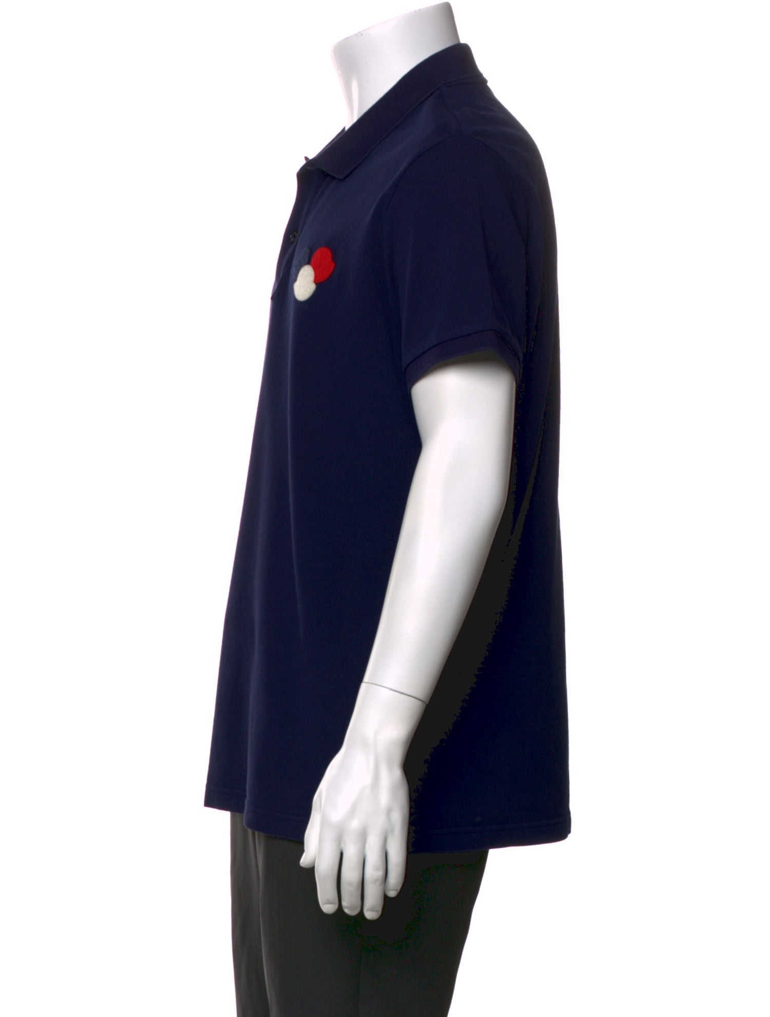 Moncler Collar Short Sleeve Polo Shirt