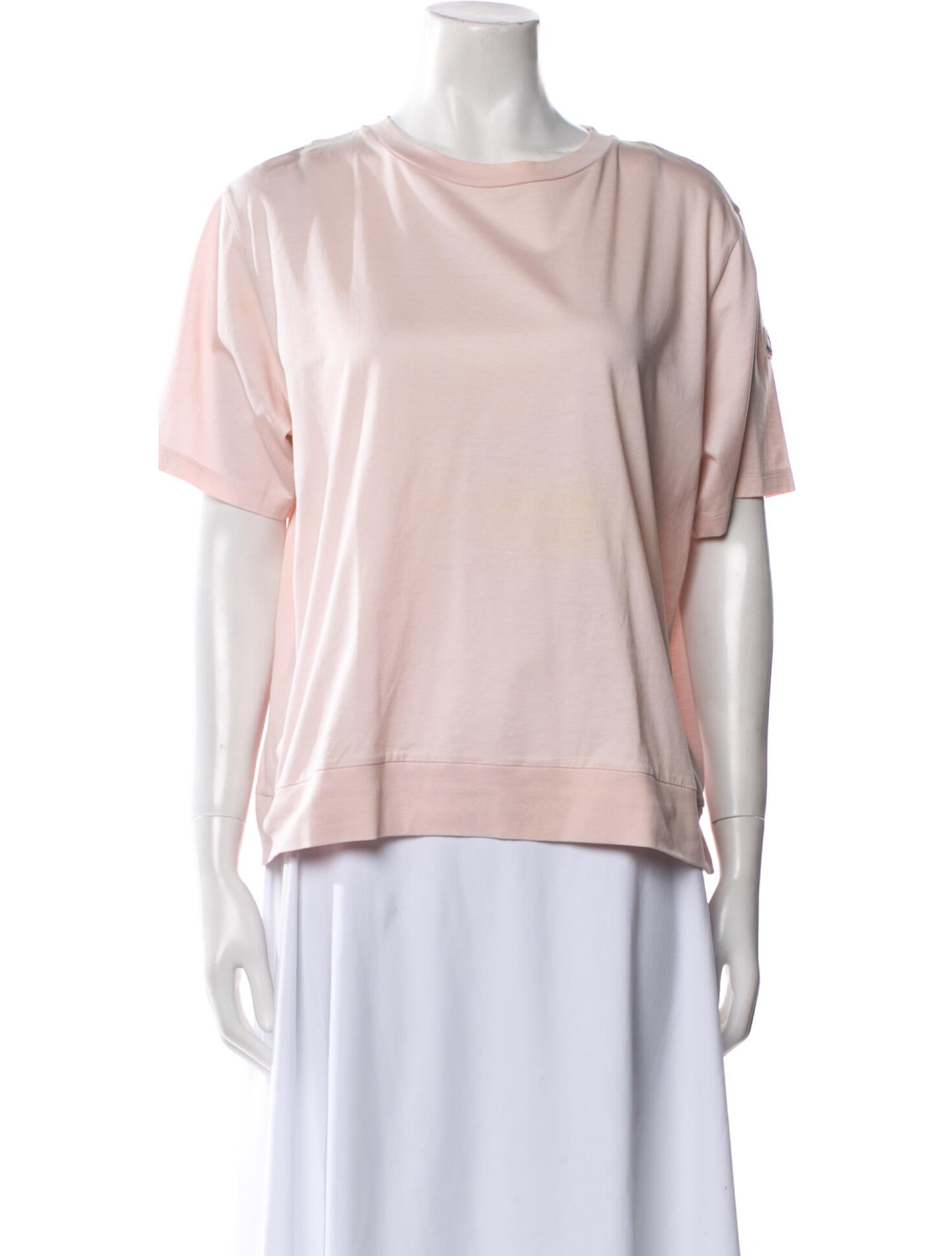 Moncler Bateau Neckline Short Sleeve T-Shirt