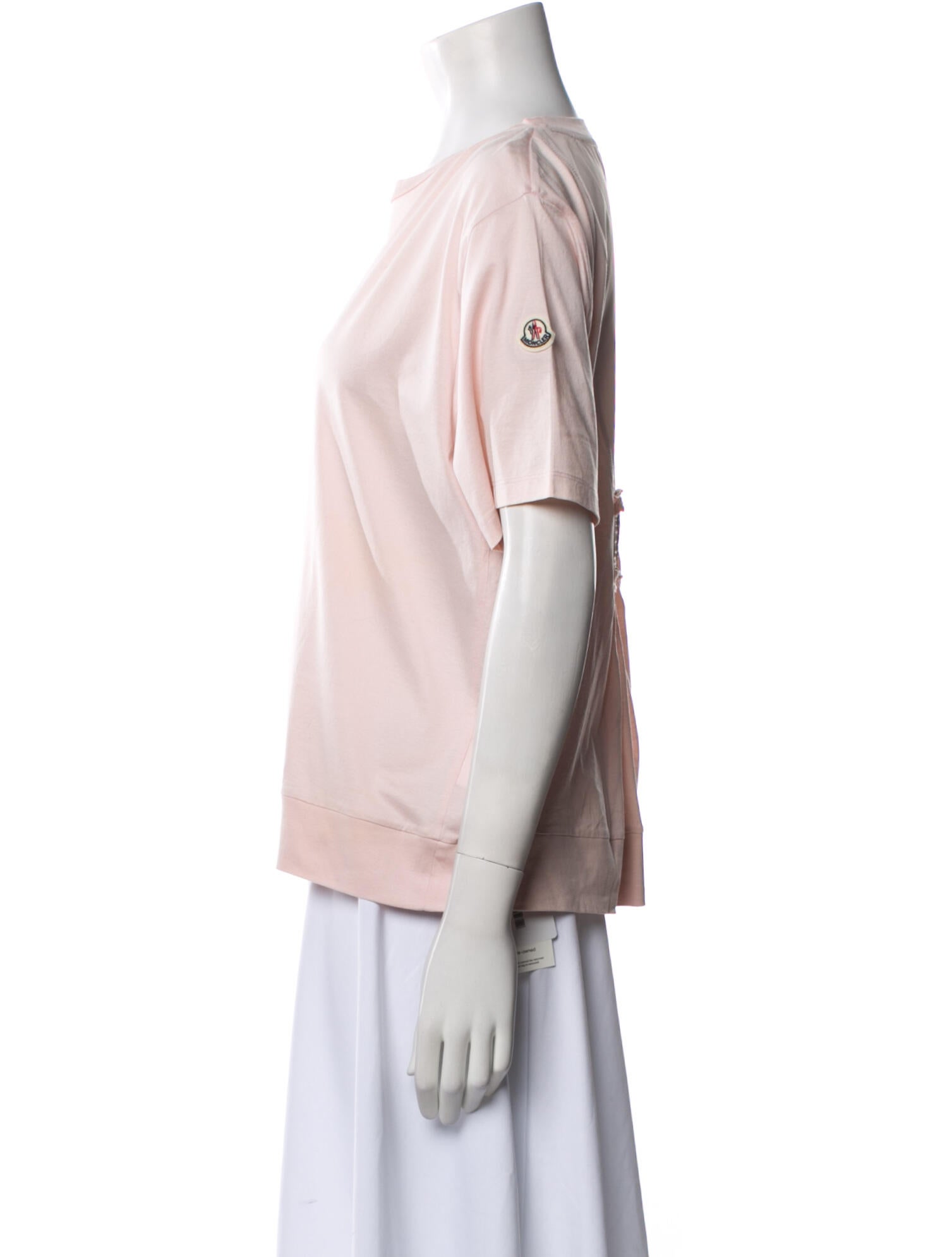 Moncler Bateau Neckline Short Sleeve T-Shirt