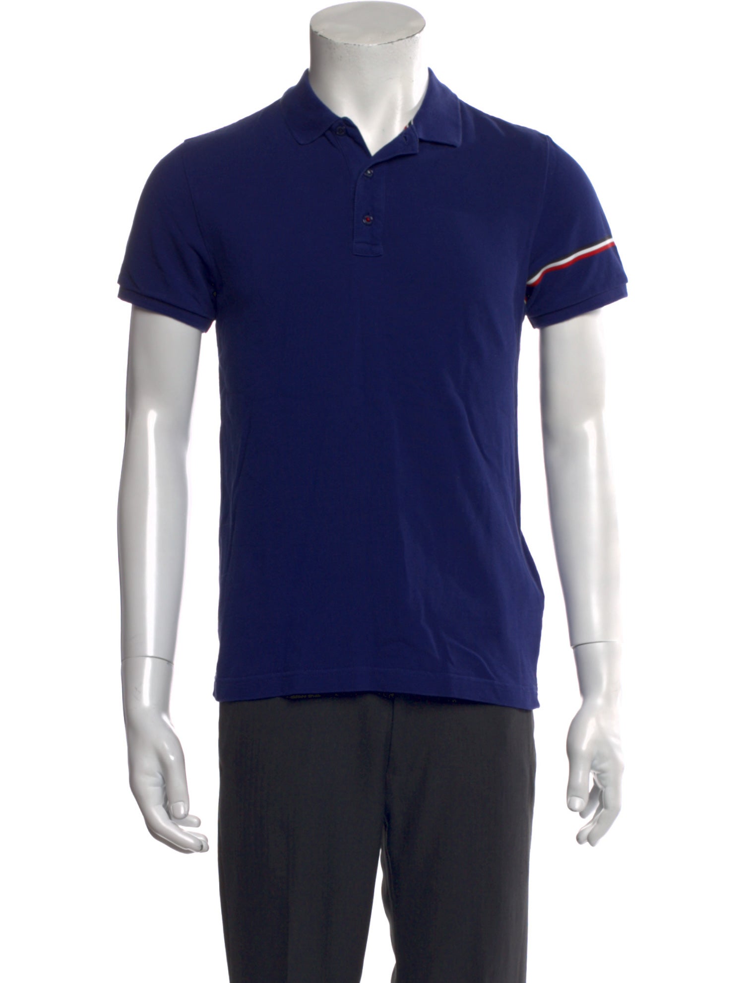 Moncler Collar Short Sleeve Polo Shirt