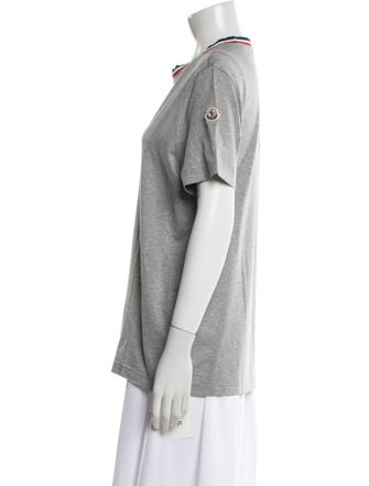 Moncler Mock Neck Short Sleeve T-Shirt