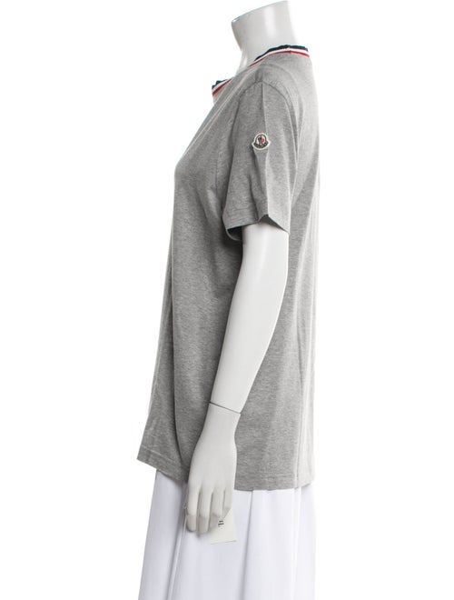 Moncler Mock Neck Short Sleeve T-Shirt