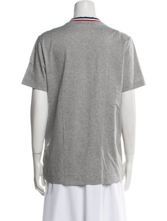 Moncler Mock Neck Short Sleeve T-Shirt
