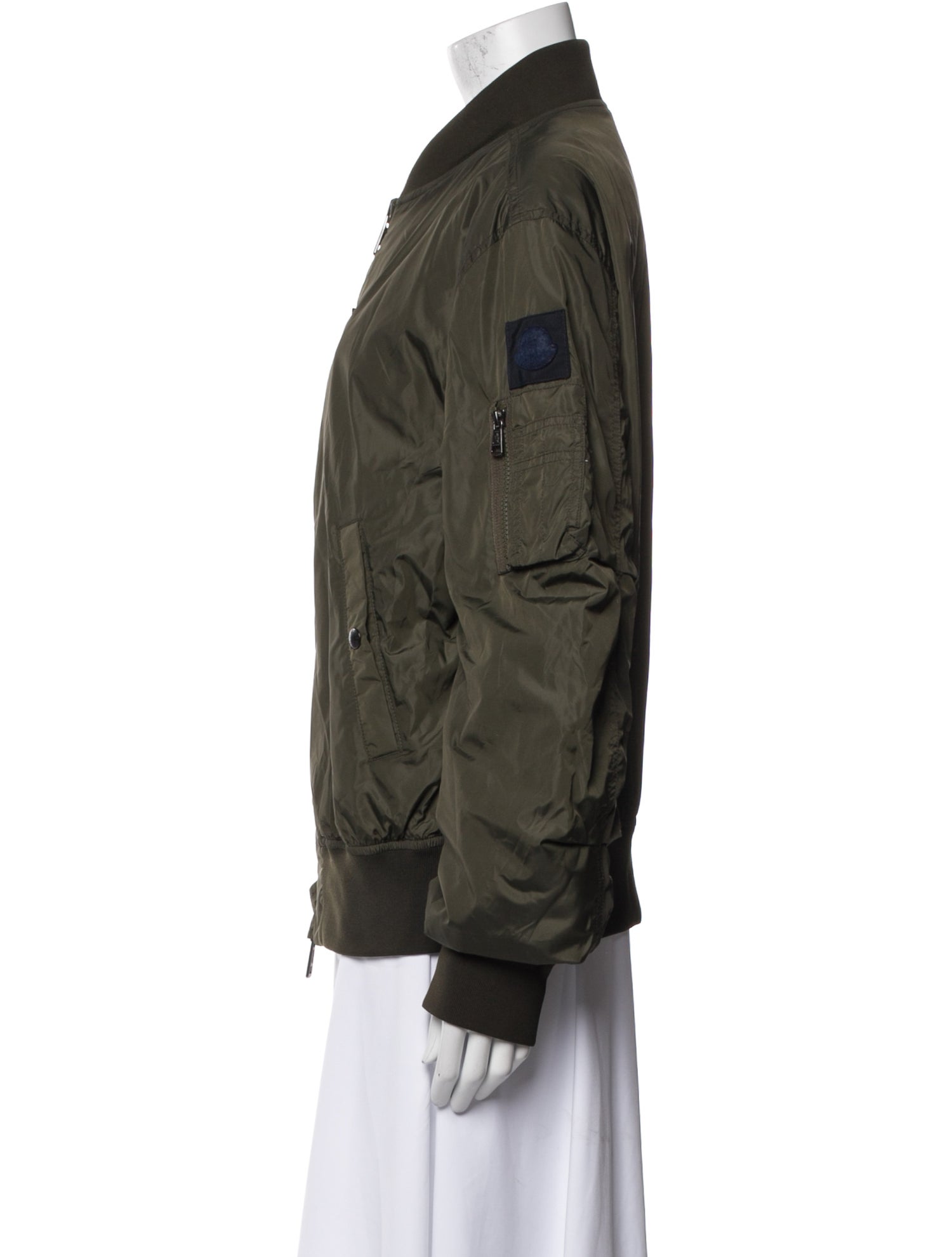 Moncler Nylon Bomber Jacket