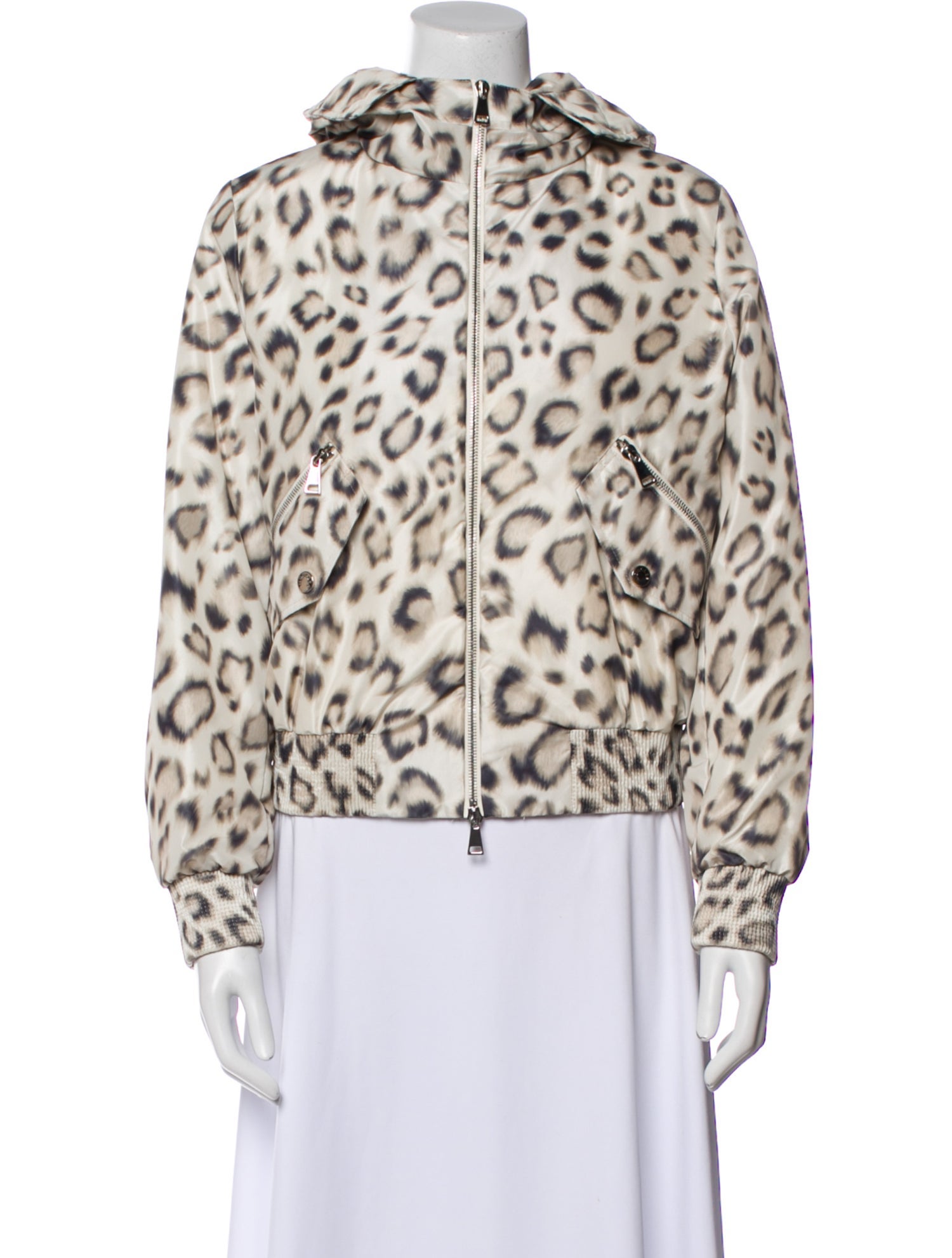 Moncler Animal Print Down Jacket