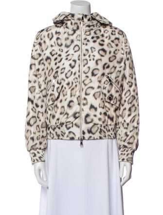 Moncler Animal Print Down Jacket