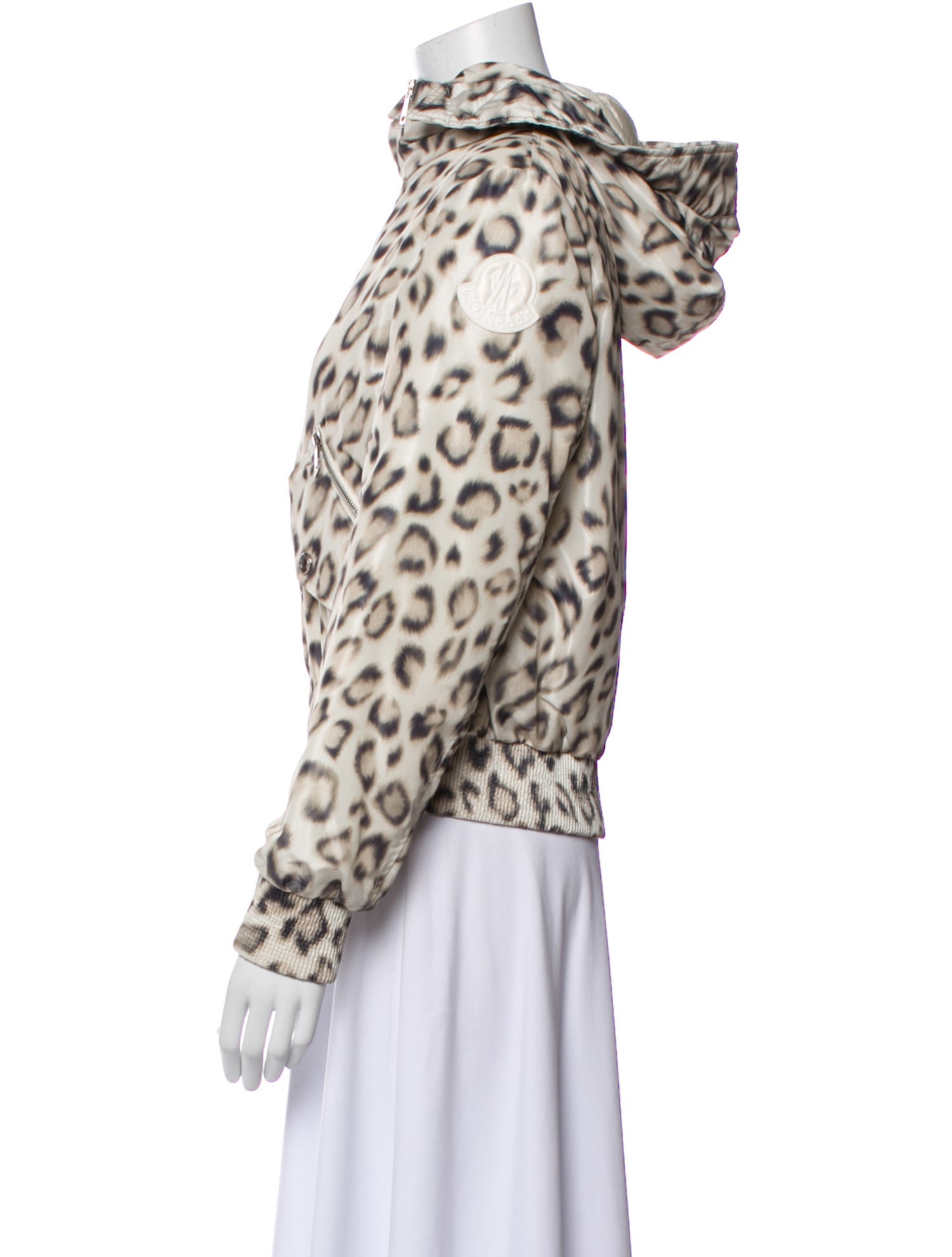 Moncler Animal Print Down Jacket