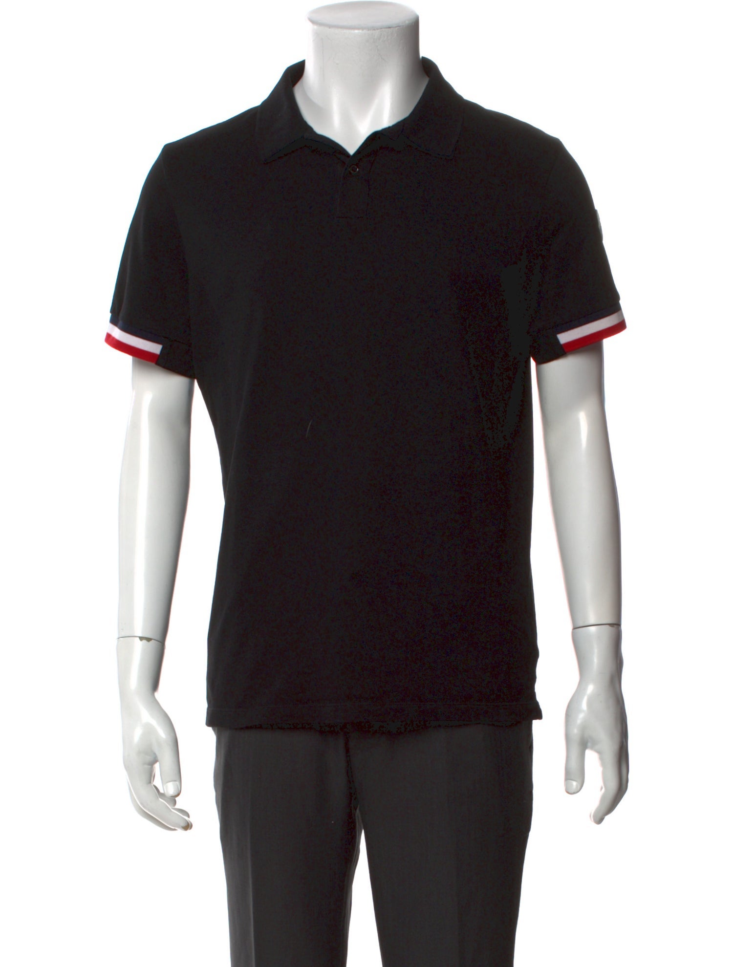 Moncler Collar Short Sleeve Polo Shirt