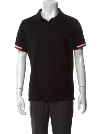 Moncler Collar Short Sleeve Polo Shirt