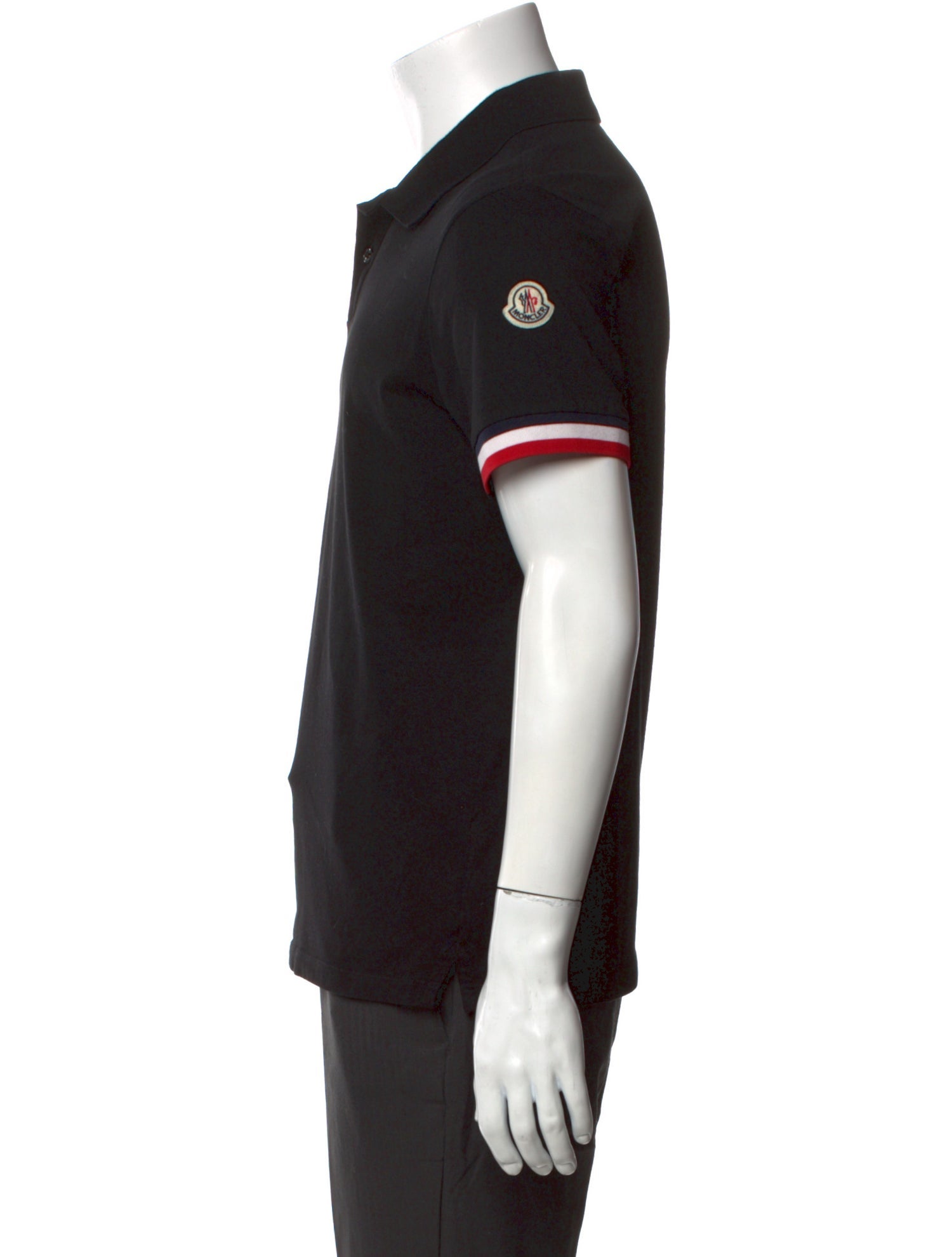 Moncler Collar Short Sleeve Polo Shirt