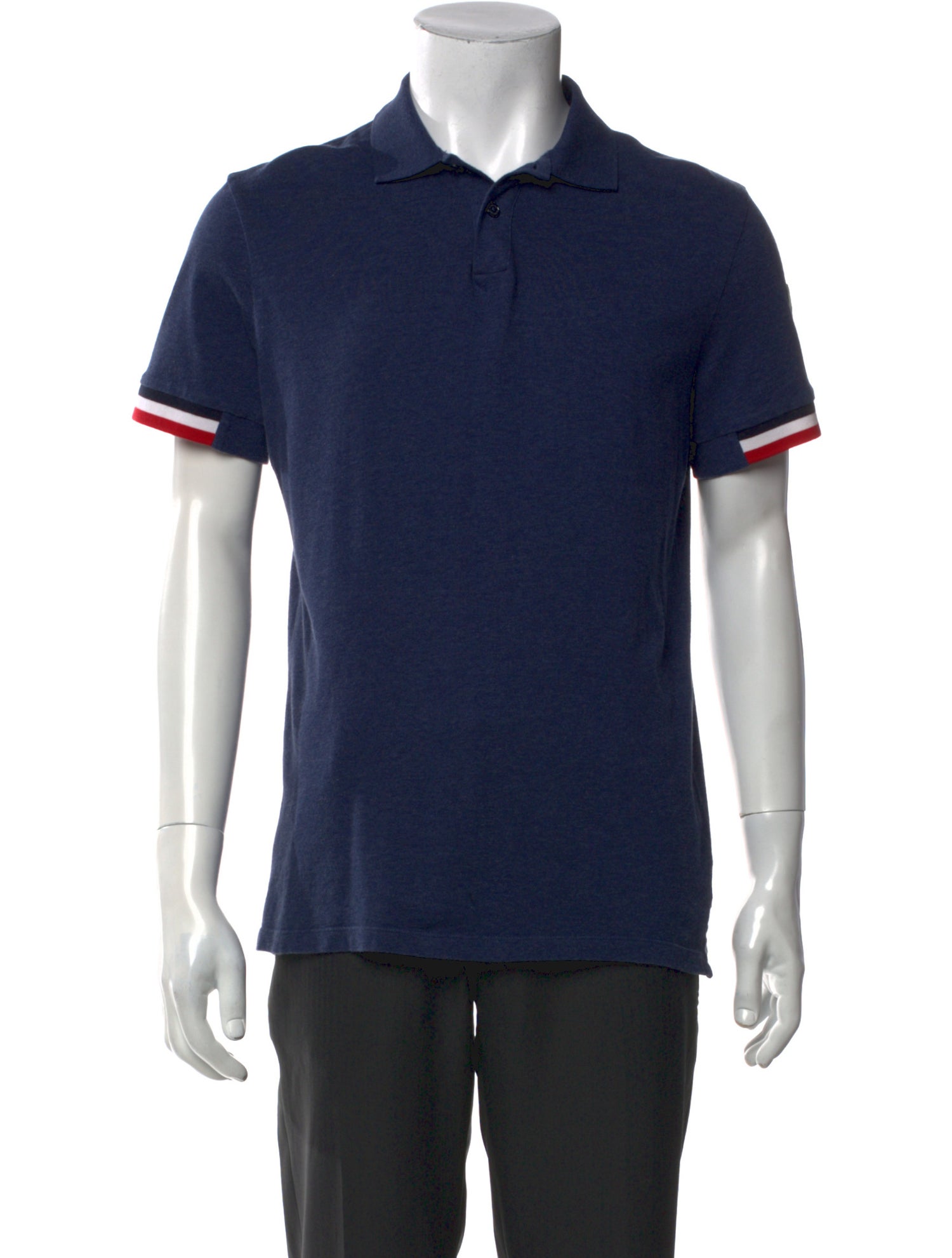 Moncler Crew Neck Short Sleeve Polo Shirt