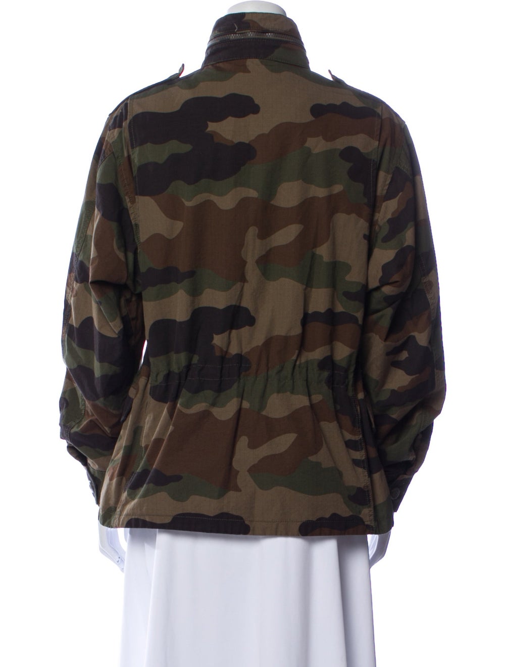 Moncler Utility Jacket Green Printed Pointed Coll… - image 3