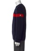 Moncler Virgin Wool Colorblock Pattern Pullover