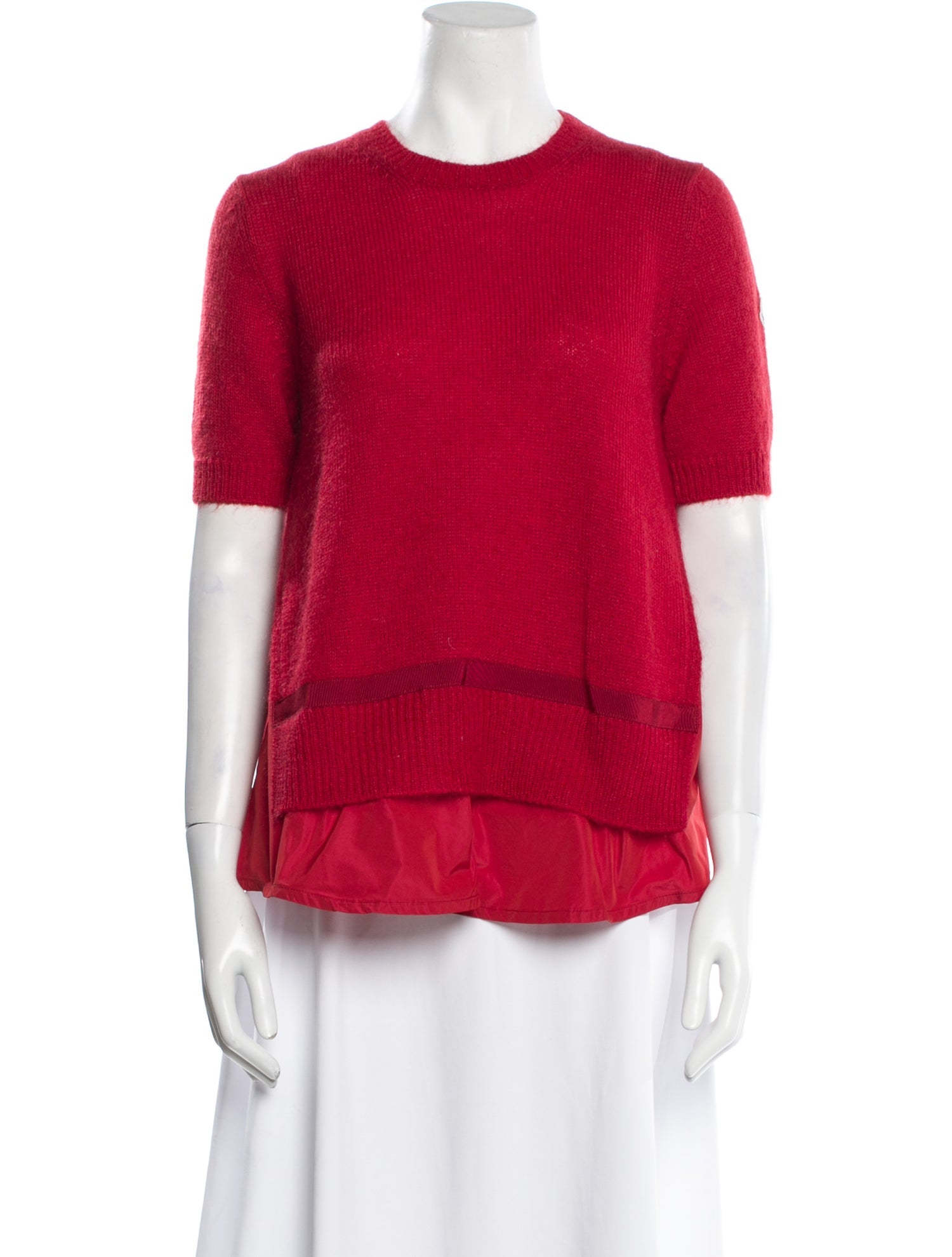 Moncler Wool Crew Neck Sweater