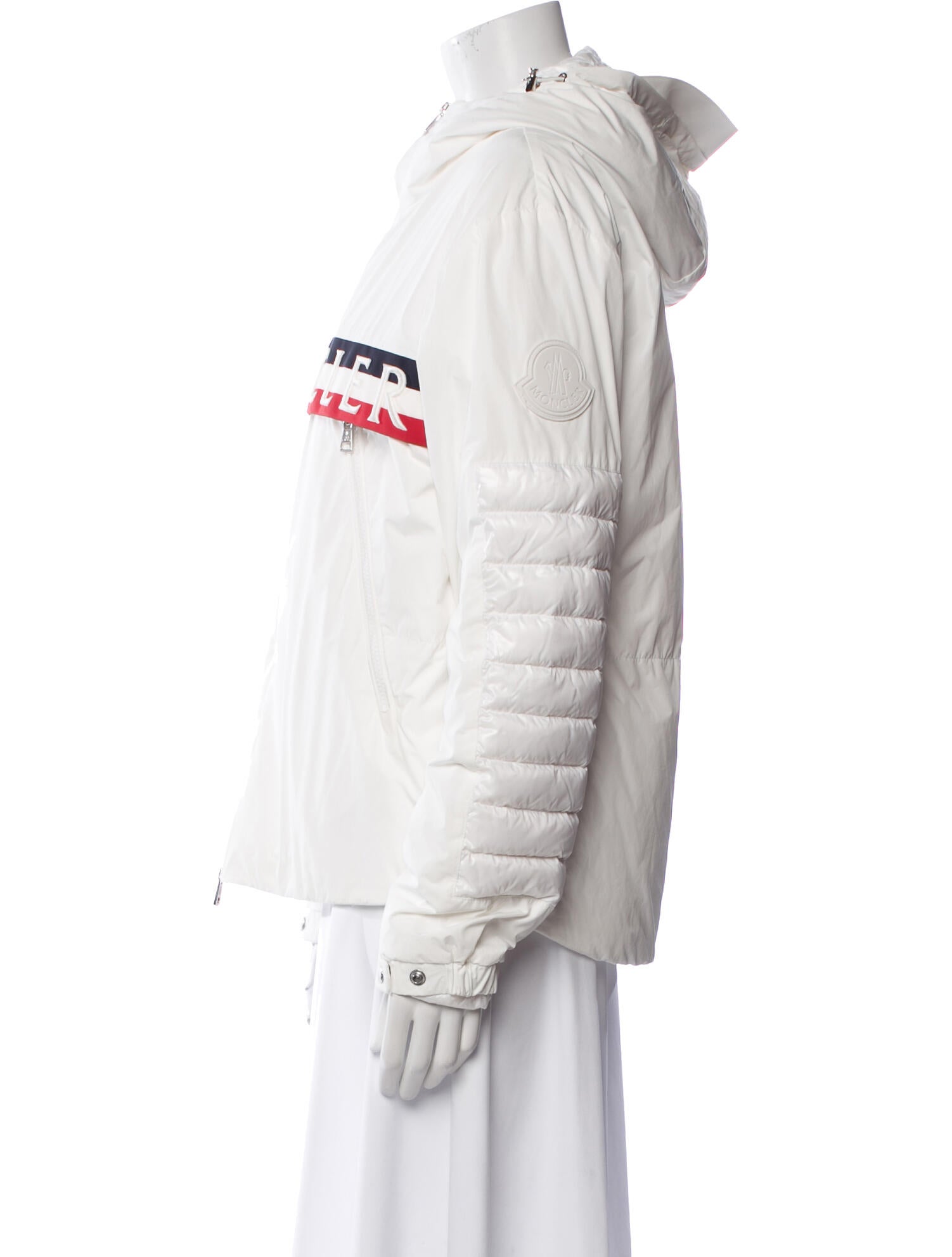 Moncler Striped Denim Jacket