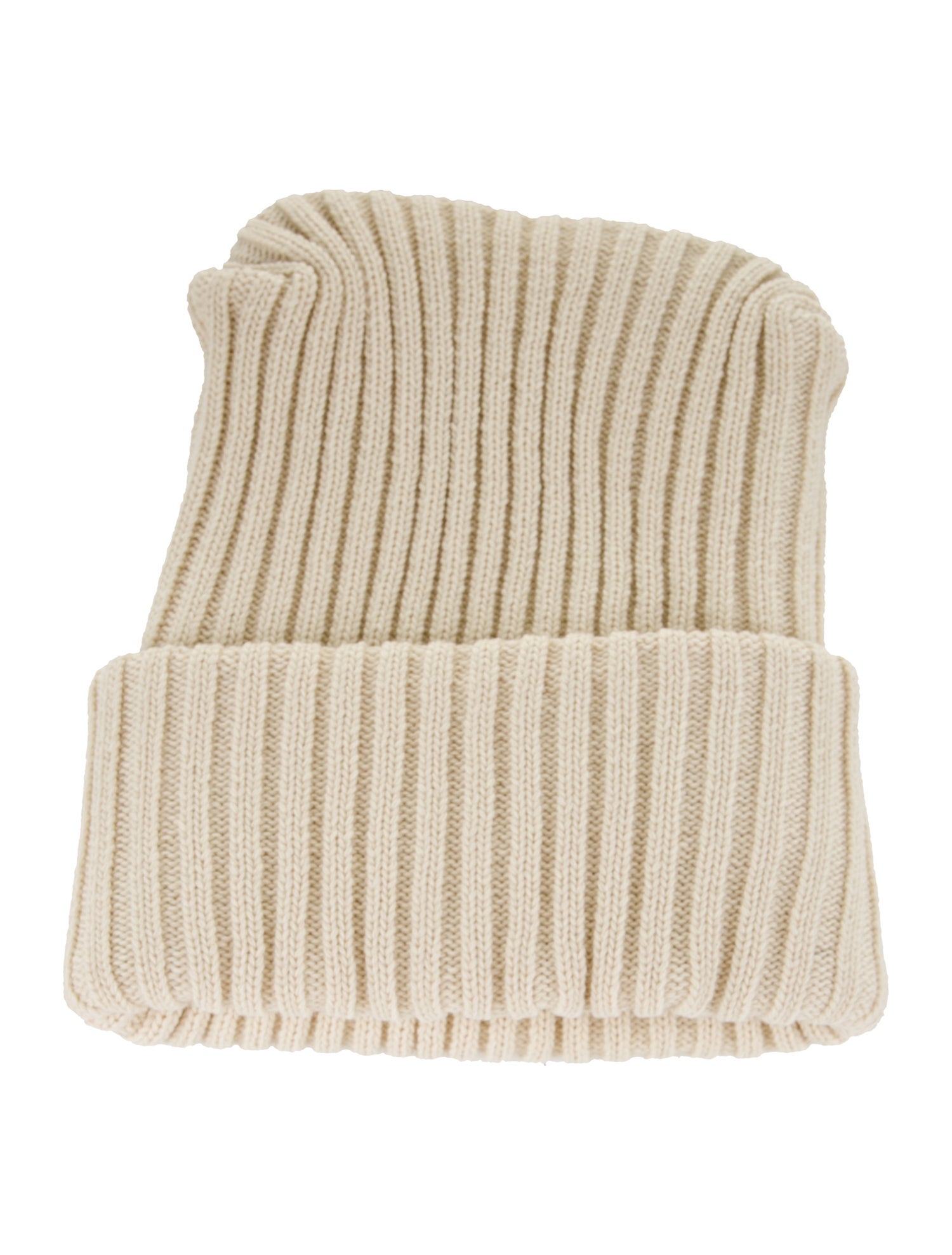 Moncler Neutral Knit Embroidered Beanie