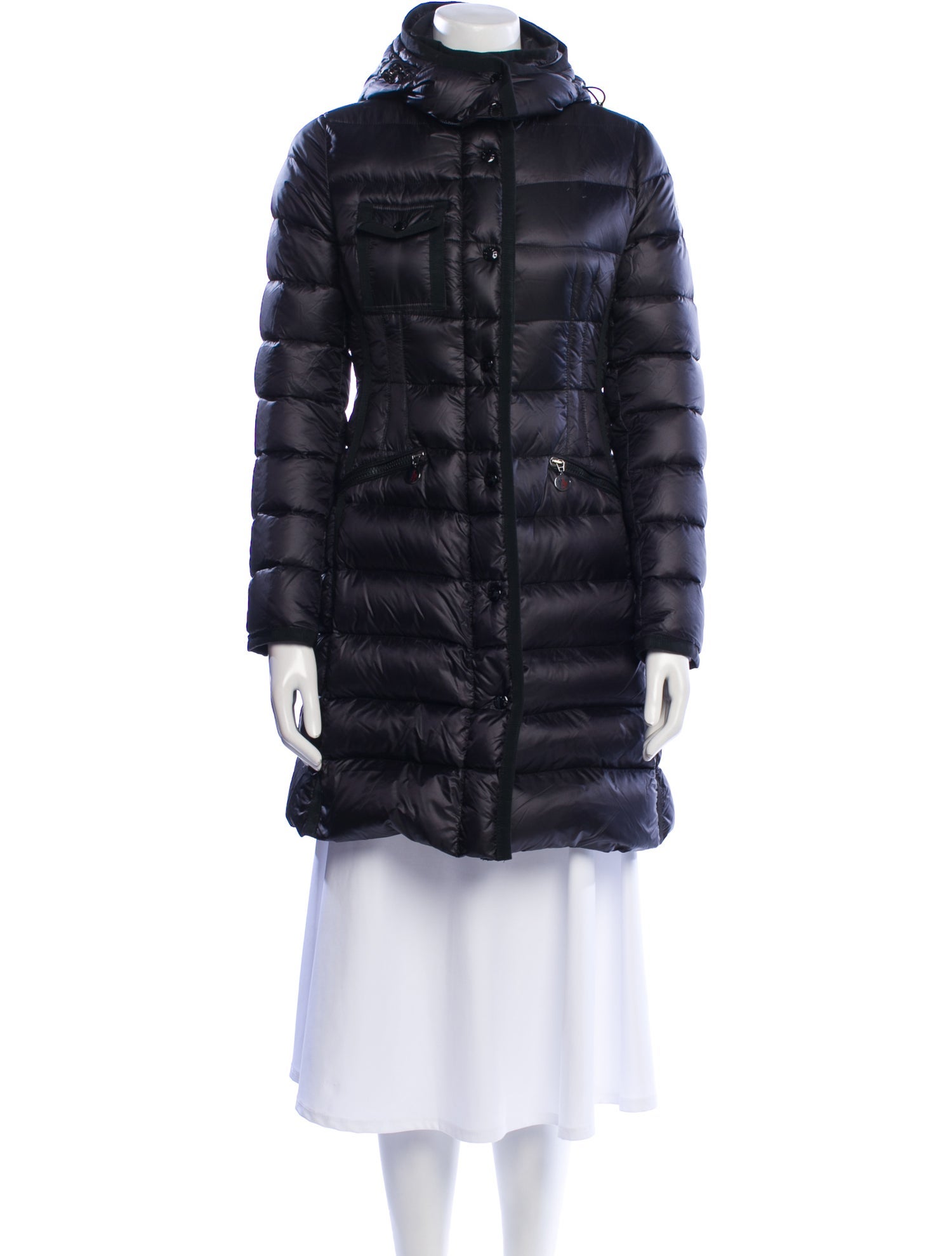 Moncler Hermine Nylon Down Coat