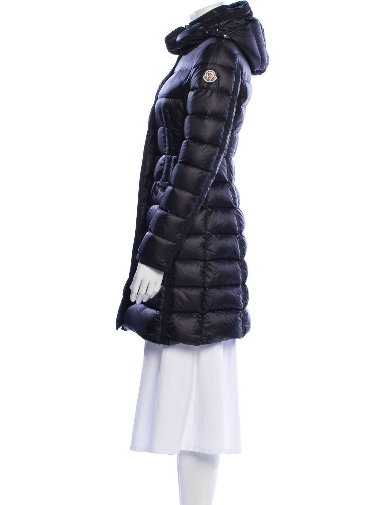 Moncler Hermine Nylon Down Coat