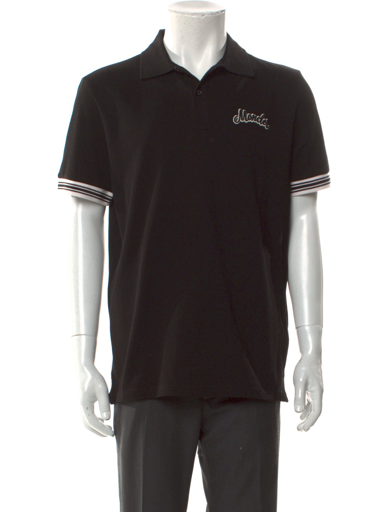 Moncler Collar Short Sleeve Polo Shirt