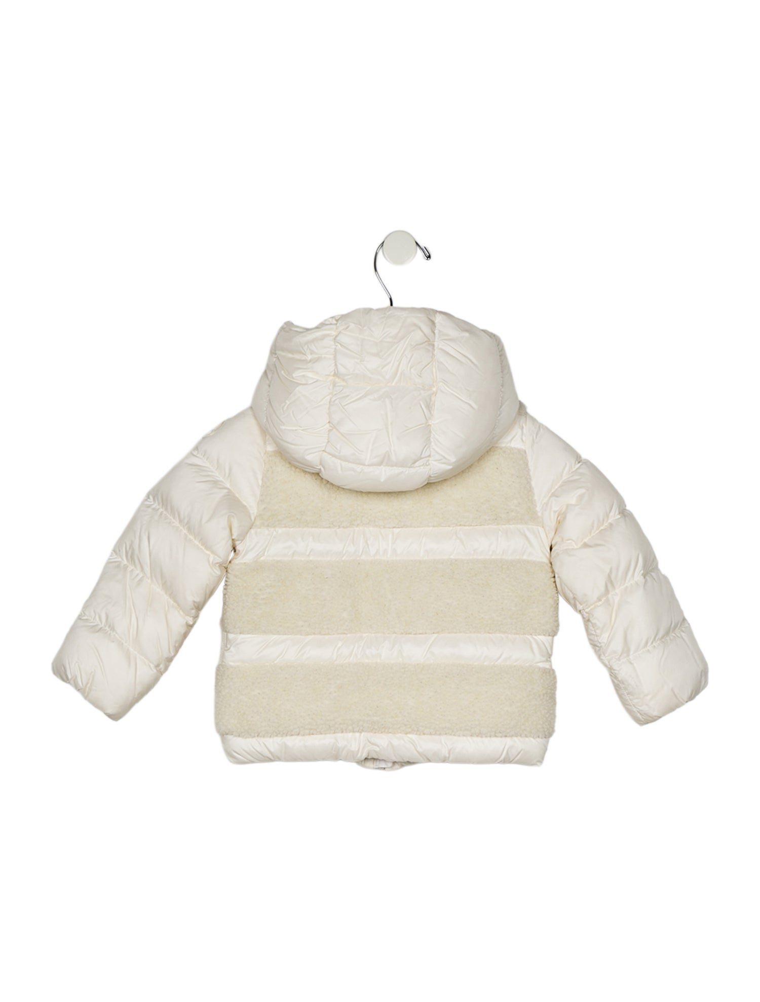 Moncler infant girls' white jacket