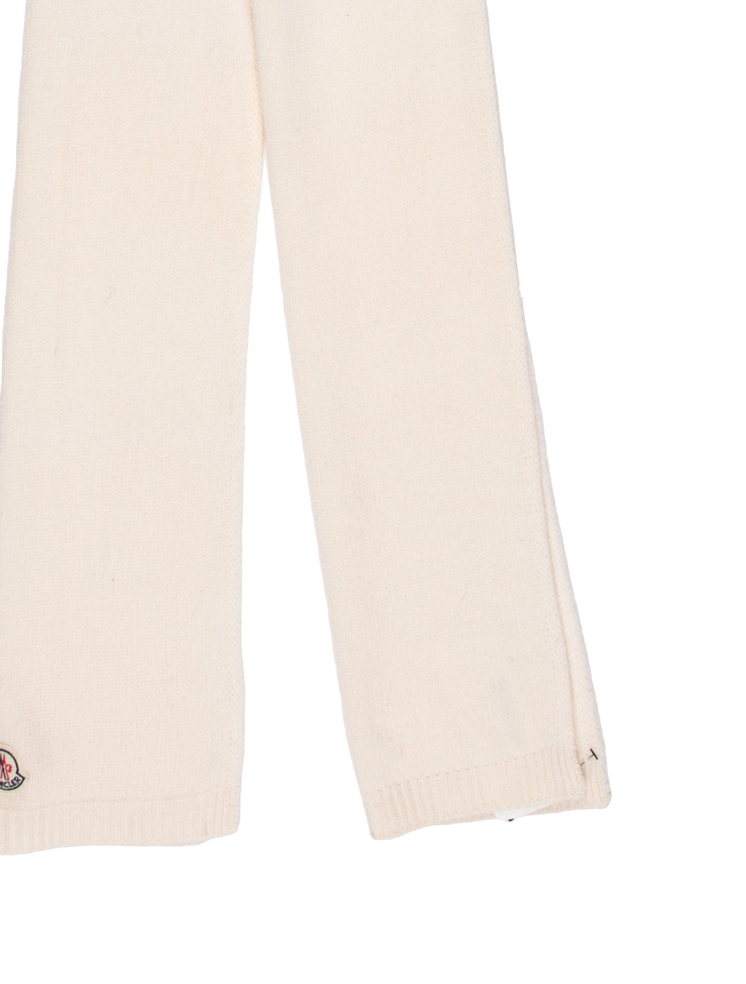 Moncler Pattern Wool Scarf