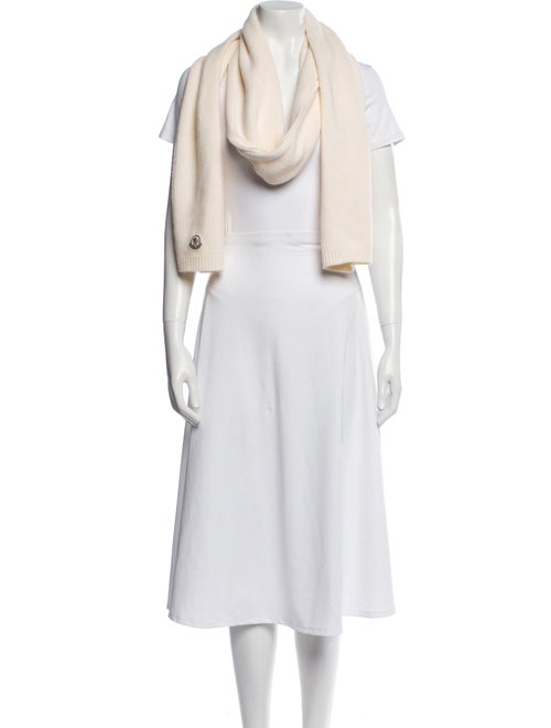 Moncler Pattern Wool Scarf