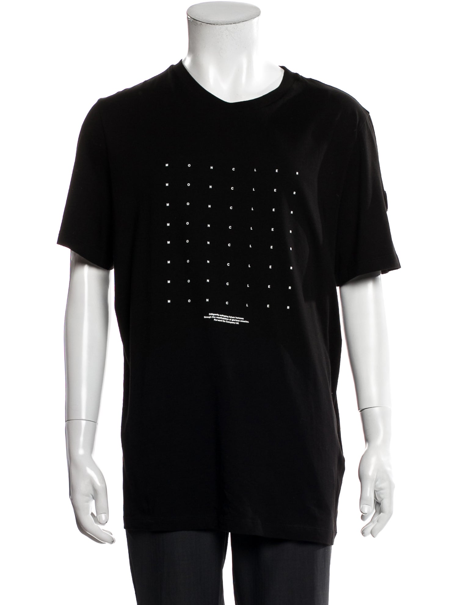 Moncler Graphic Print Crew Neck T-Shirt