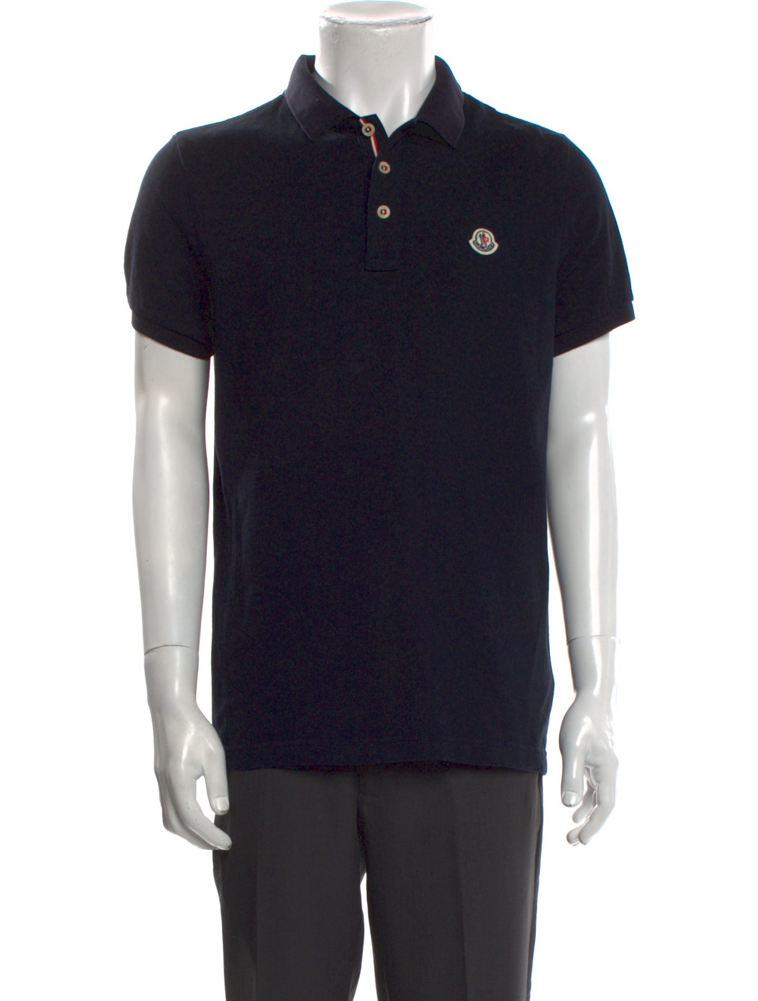 Moncler Crew Neck Short Sleeve Polo Shirt