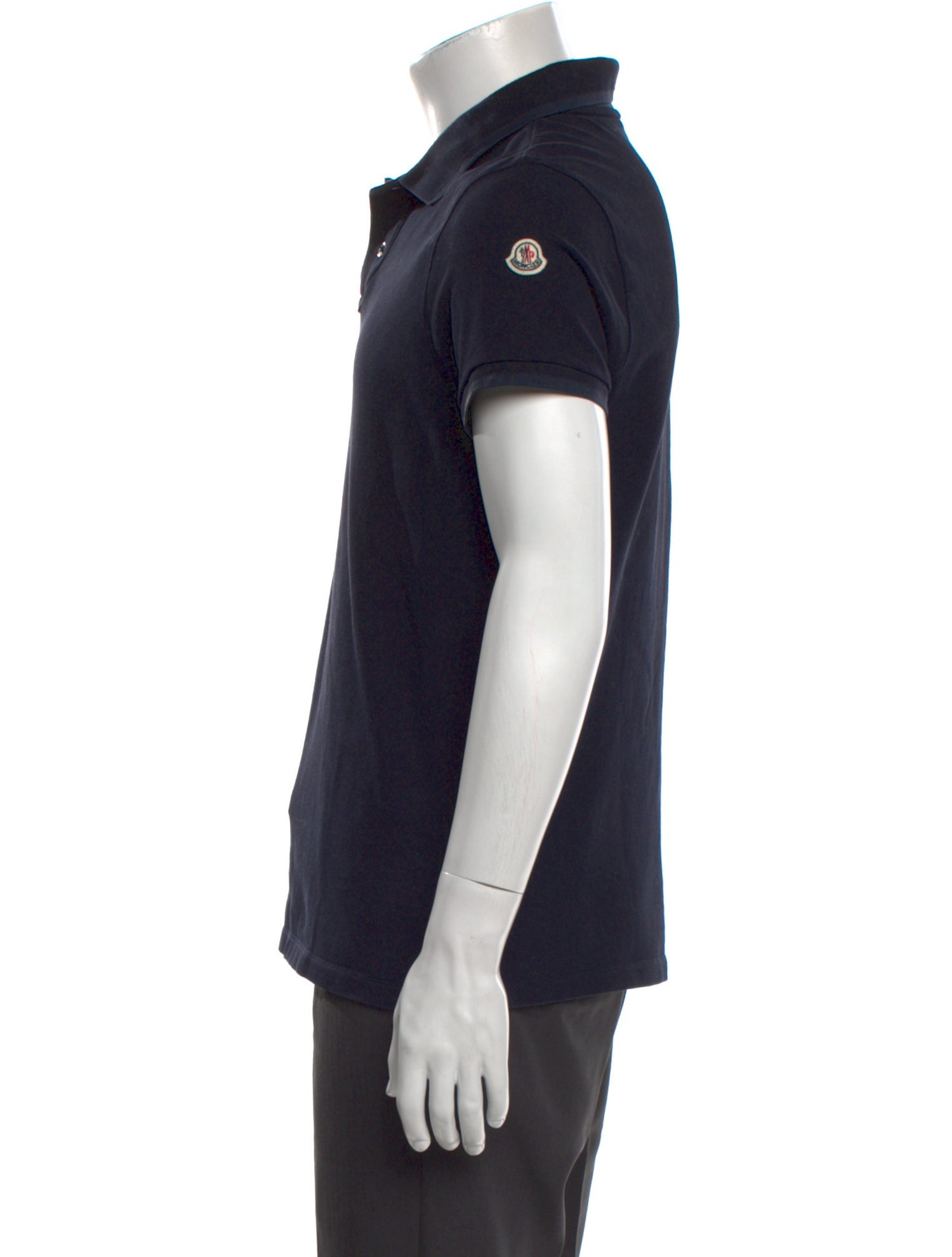 Moncler Crew Neck Short Sleeve Polo Shirt