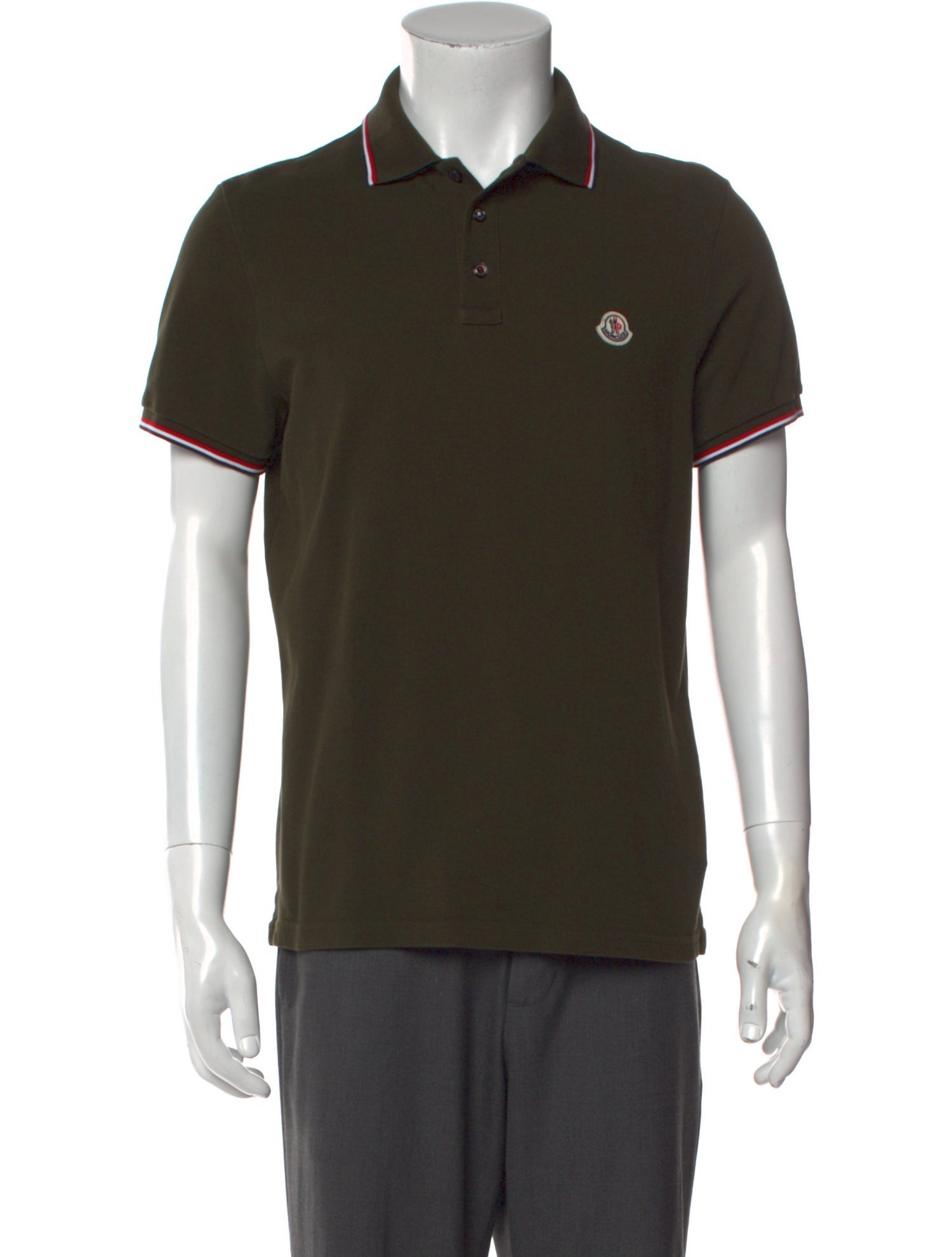 Moncler Collar Short Sleeve Polo Shirt