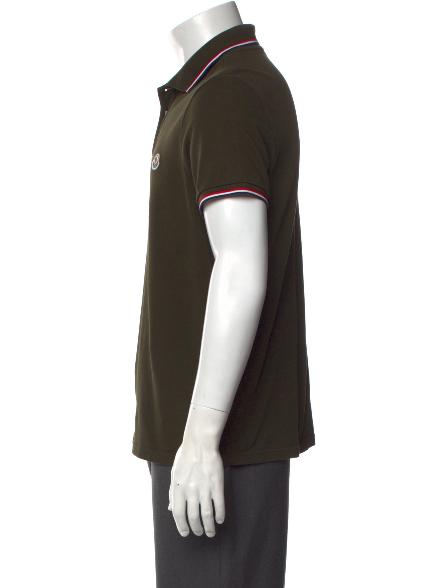 Moncler Collar Short Sleeve Polo Shirt