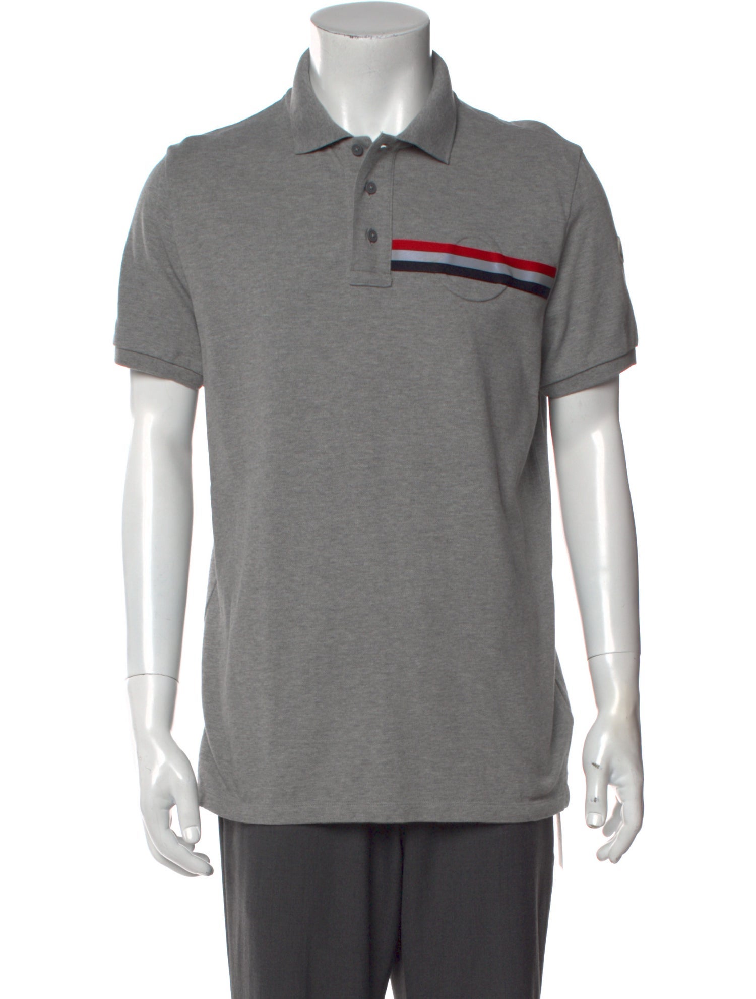 Moncler Collar Short Sleeve Polo Shirt