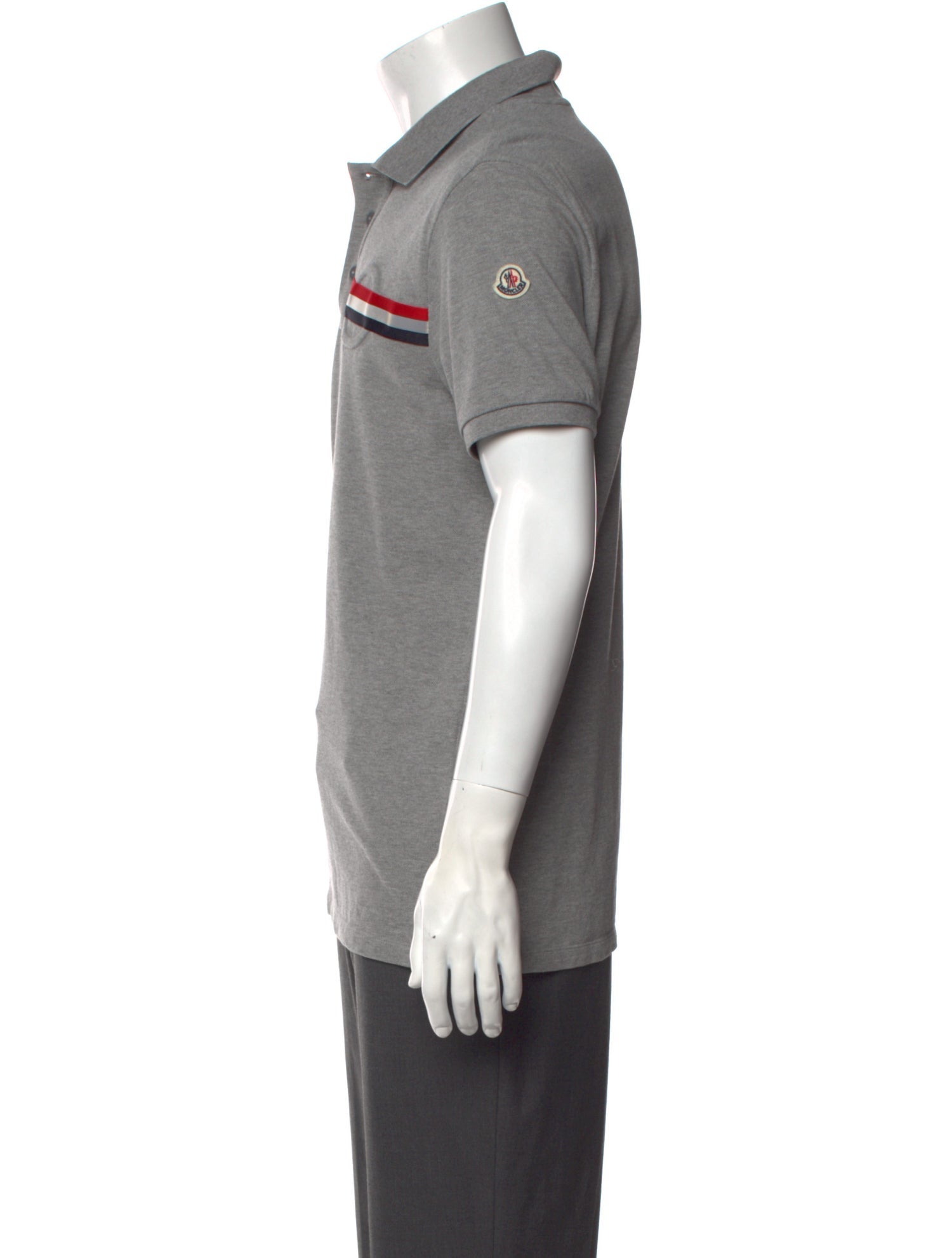 Moncler Collar Short Sleeve Polo Shirt