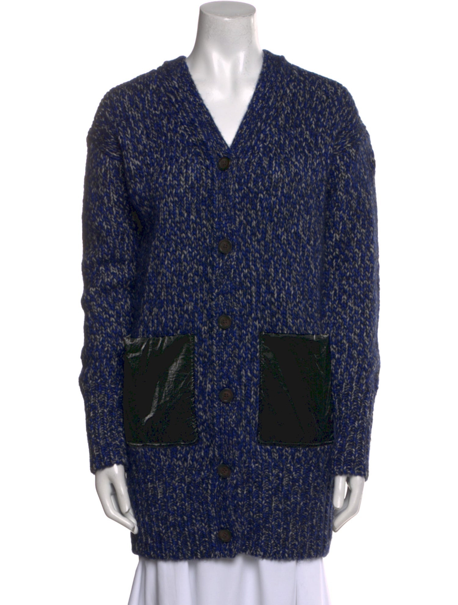 Moncler Printed V-Neck Sweater w/ Tags