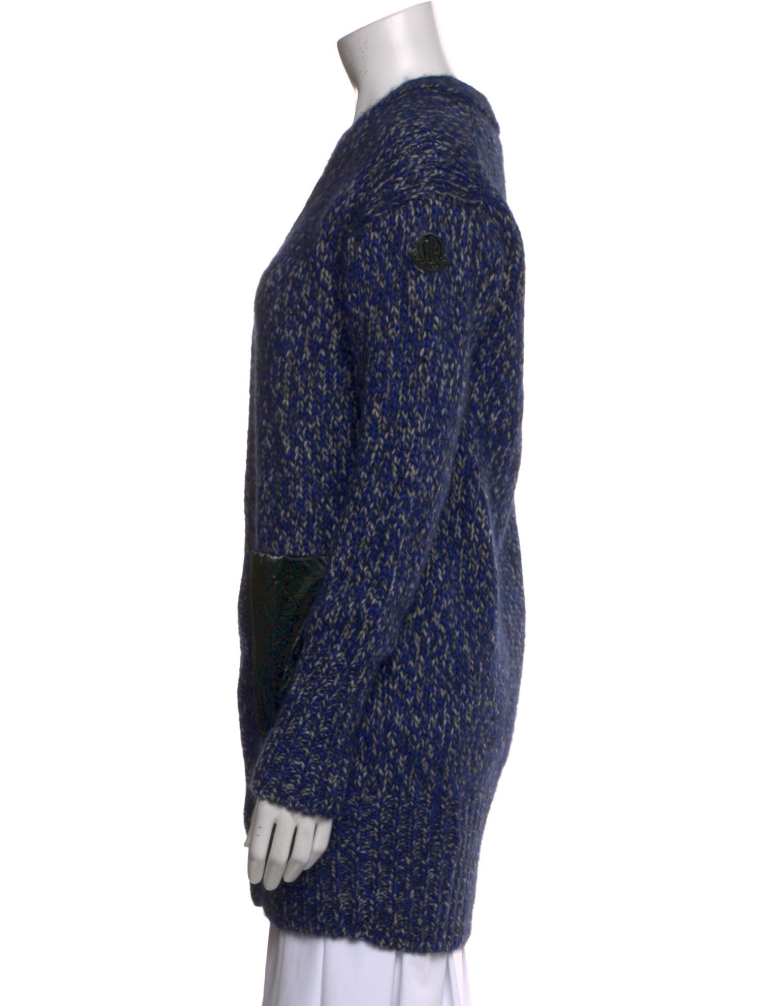 Moncler Printed V-Neck Sweater w/ Tags