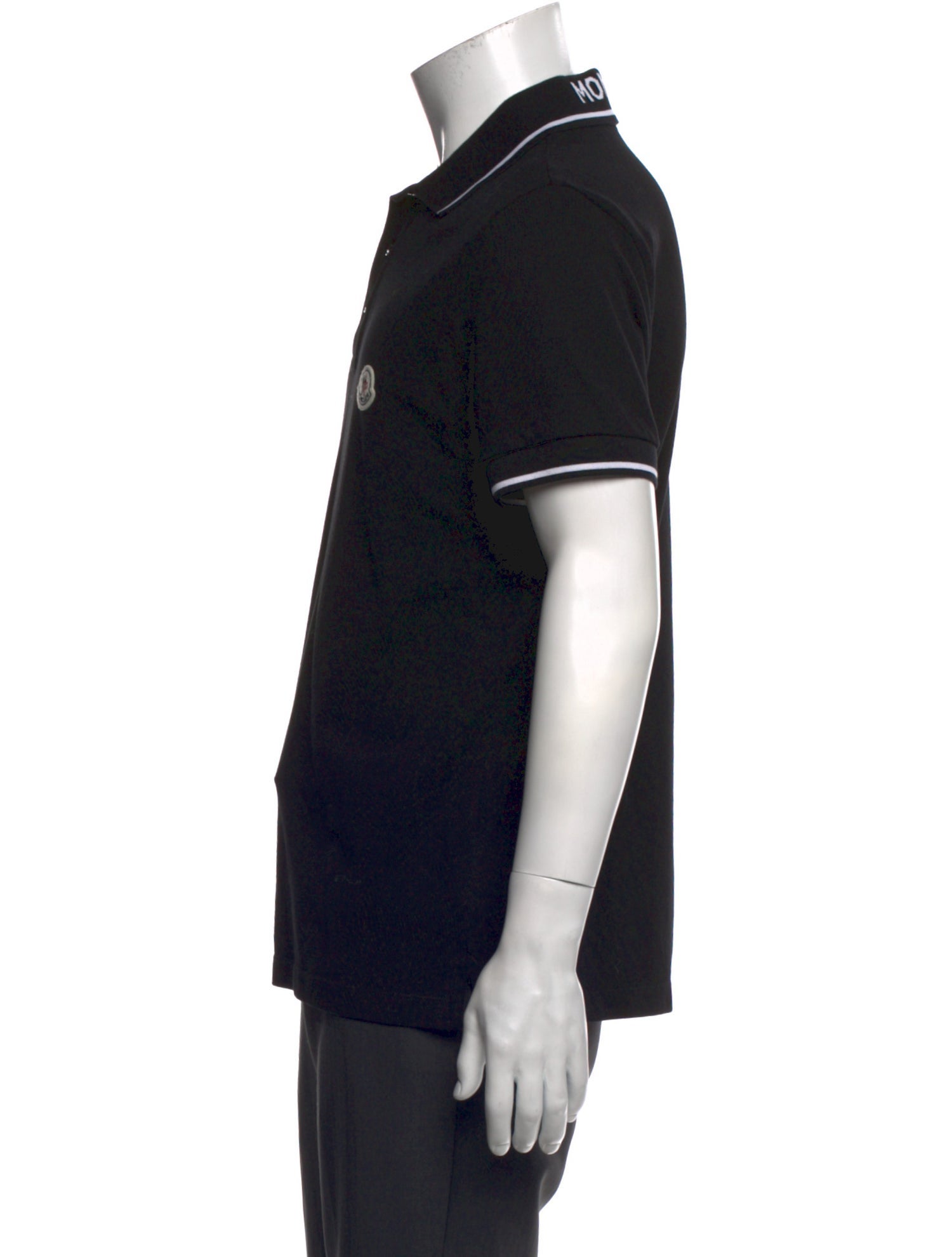 Moncler Signature Logo Collar Polo Shirt