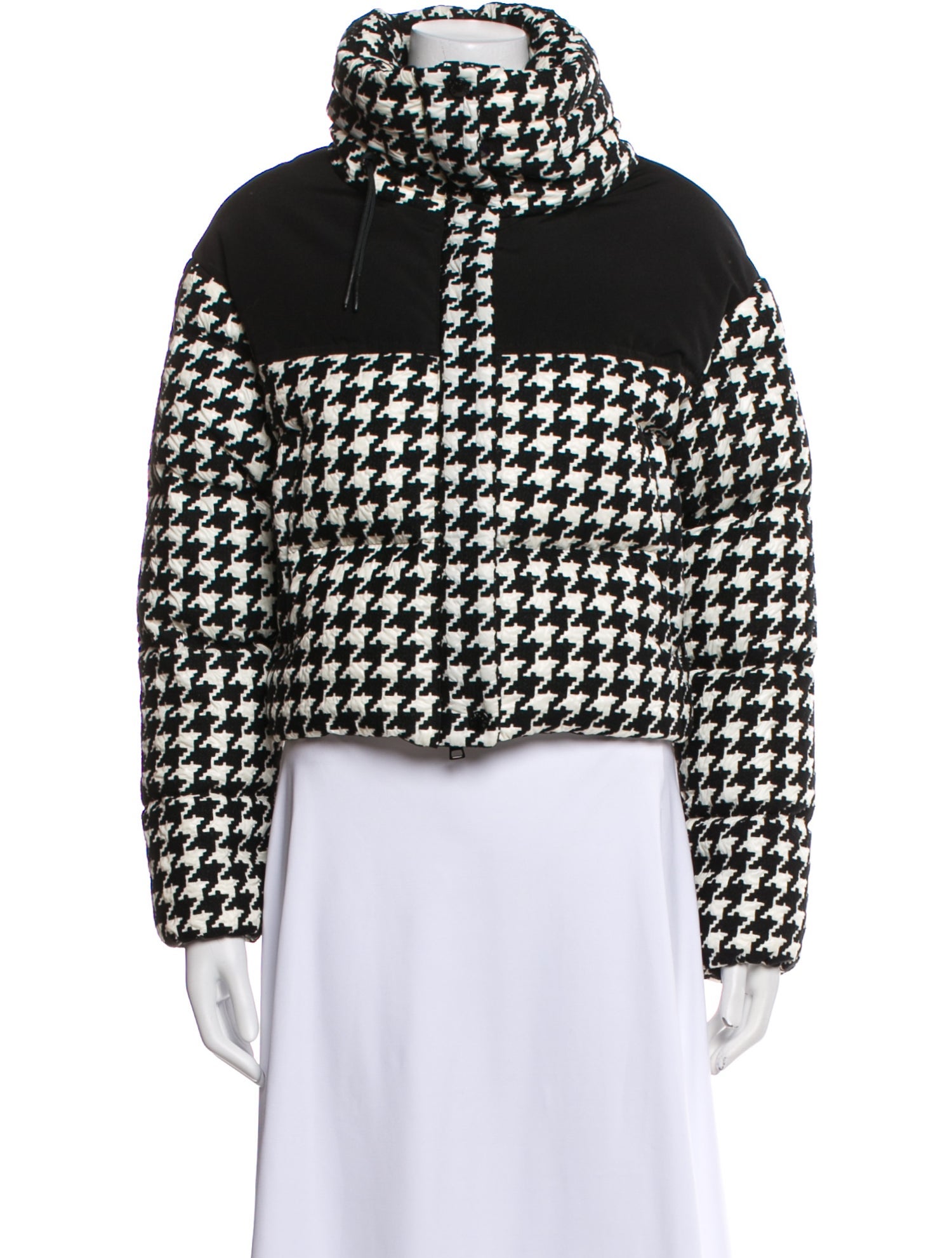 Moncler Houndstooth Print Evening Jacket