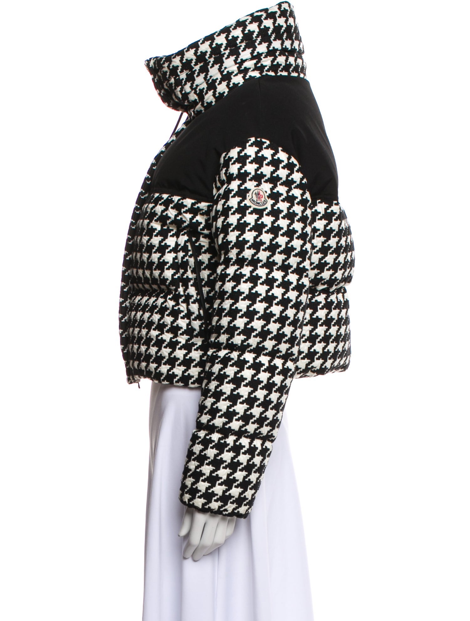 Moncler Houndstooth Print Evening Jacket