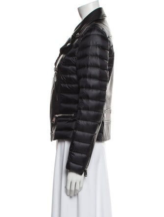 Moncler Leather Biker Jacket