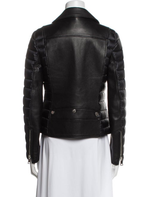Moncler Leather Biker Jacket