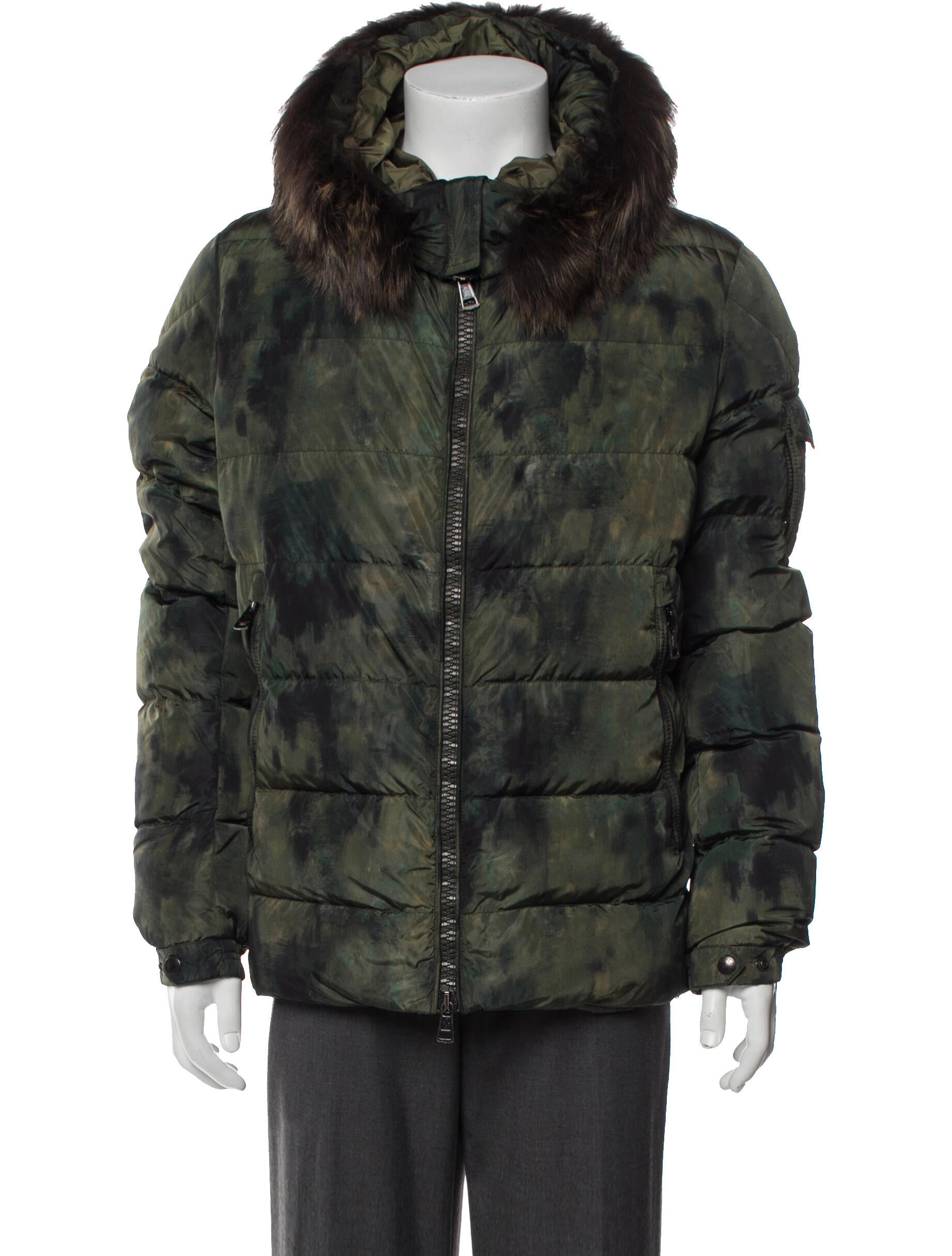 Moncler Printed Puffer Coat