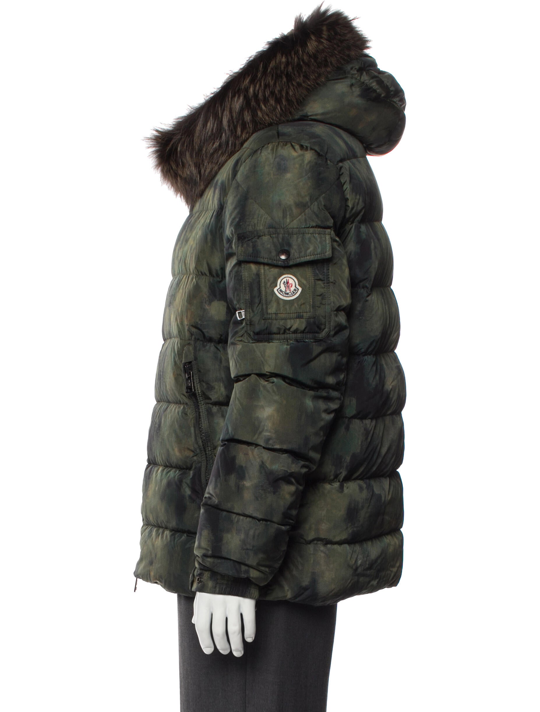 Moncler Printed Puffer Coat