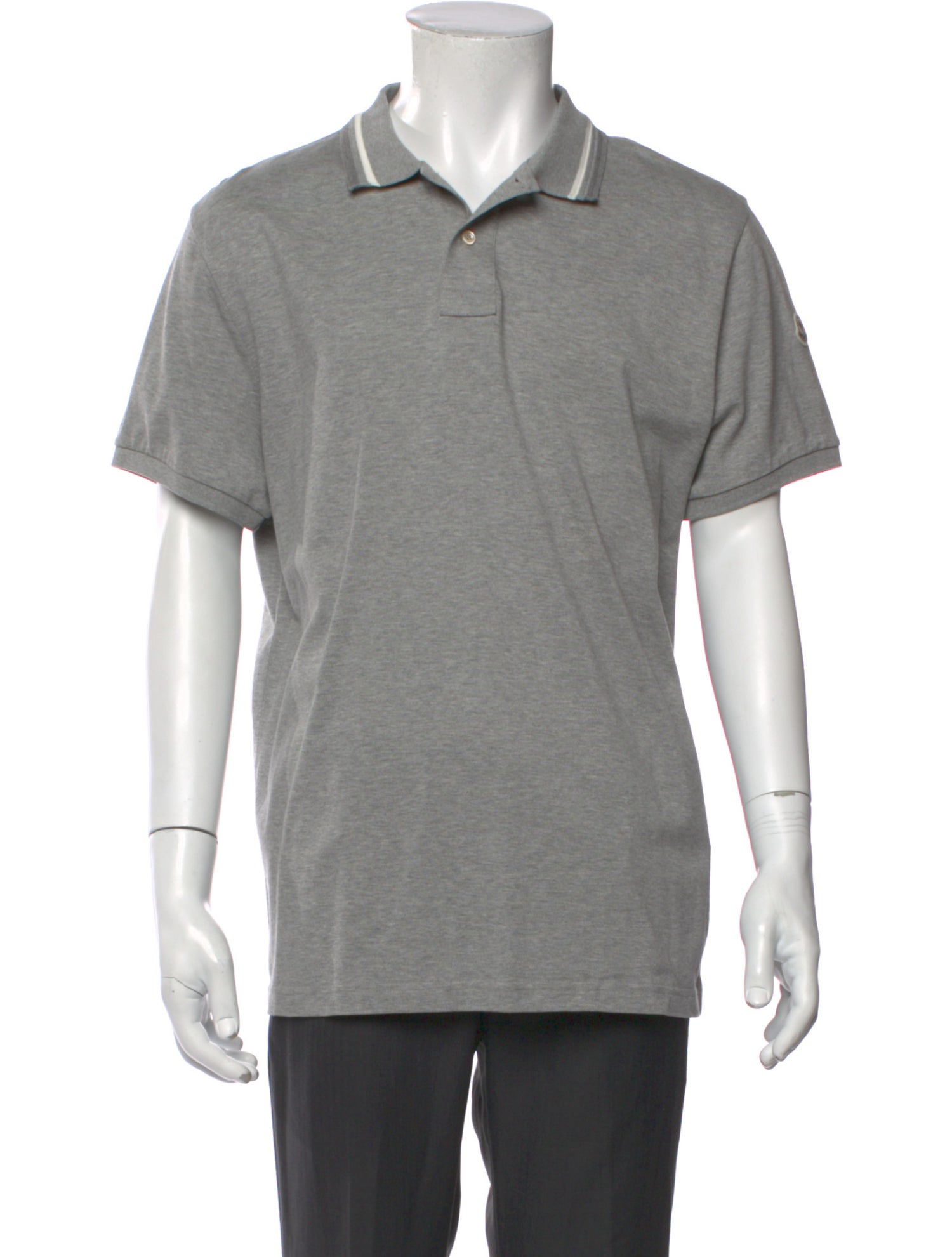 Moncler Collar Short Sleeve Polo Shirt