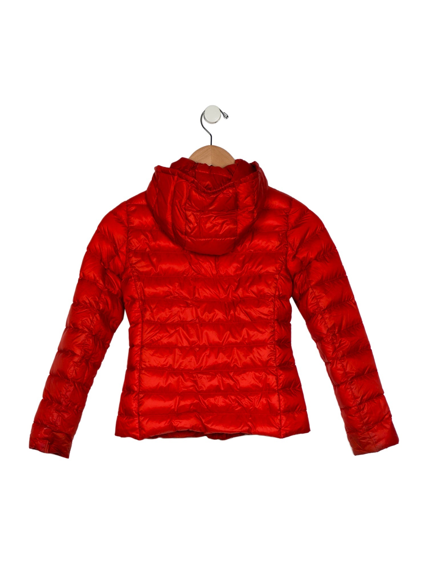 Moncler kid girls' orange jacket