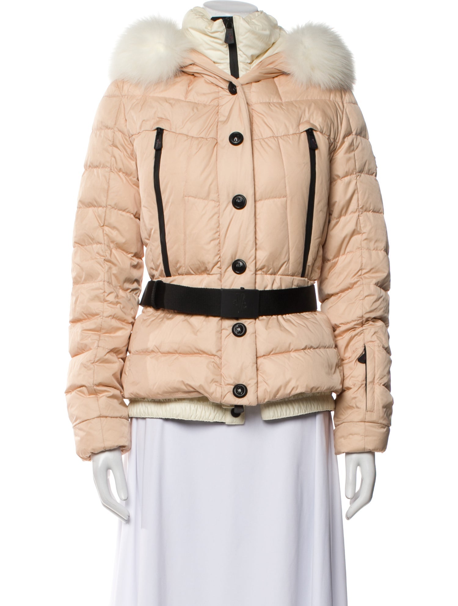 Moncler Faux Fur Coat