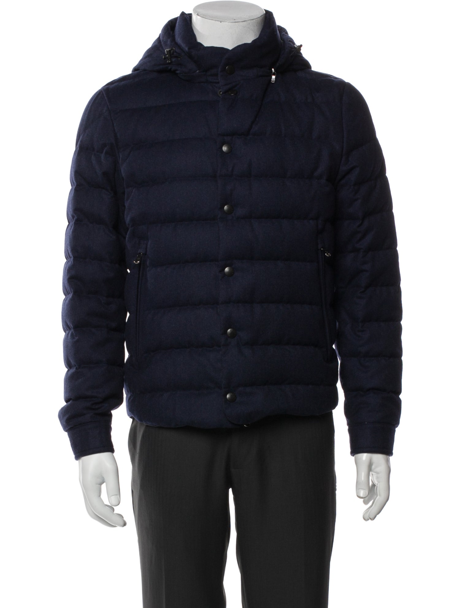 Moncler Quilted Pattern Puffer Coat