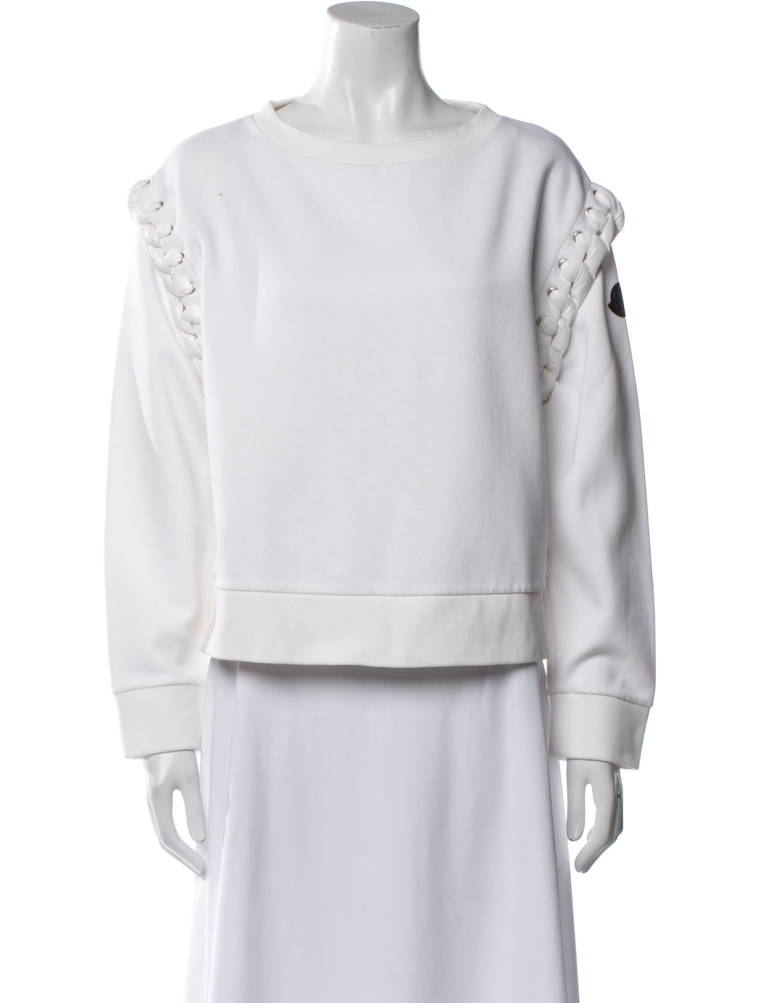 Moncler Scoop Neck Long Sleeve Sweatshirt