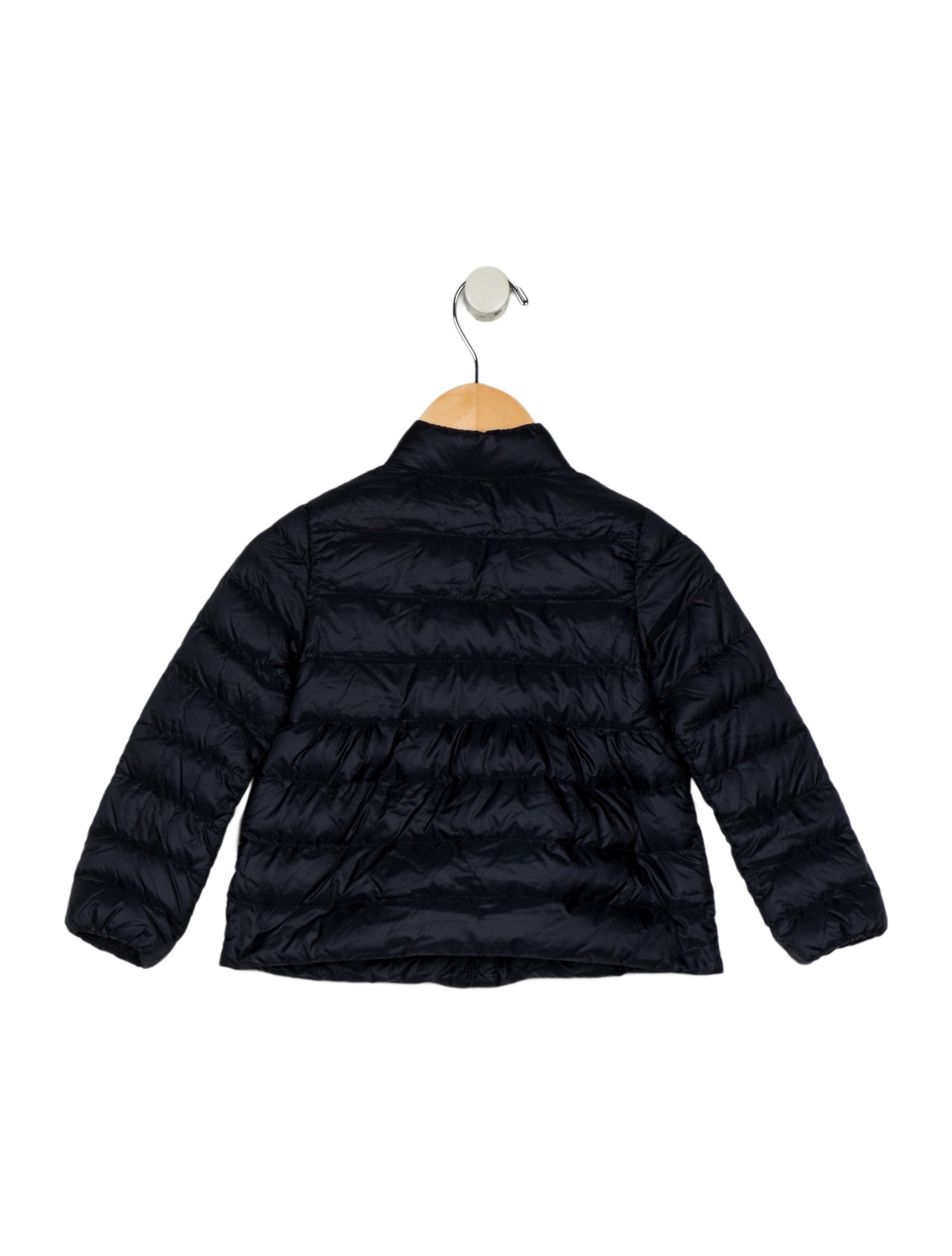 Moncler toddler girls' blue jacket