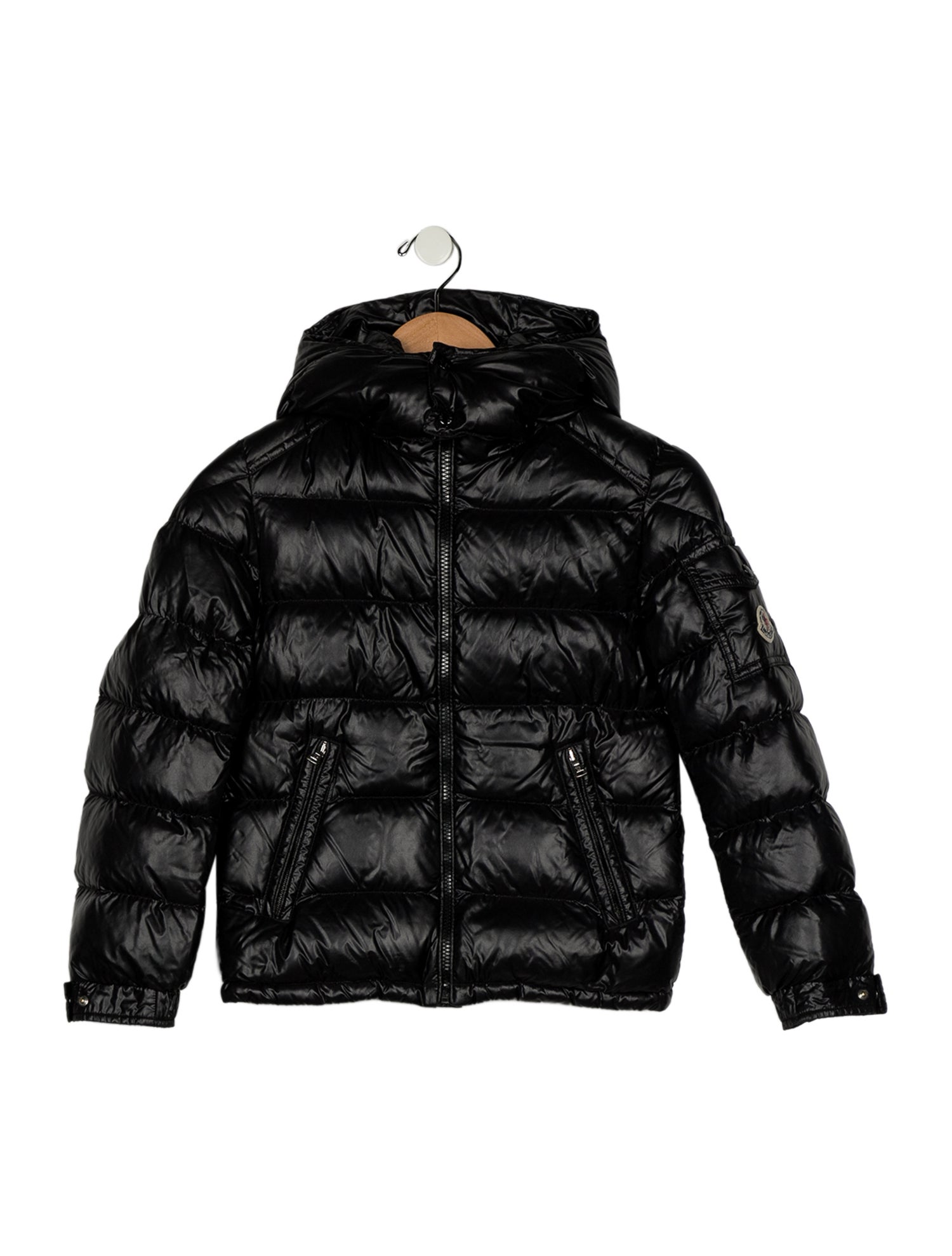 Moncler kid boys' black jacket
